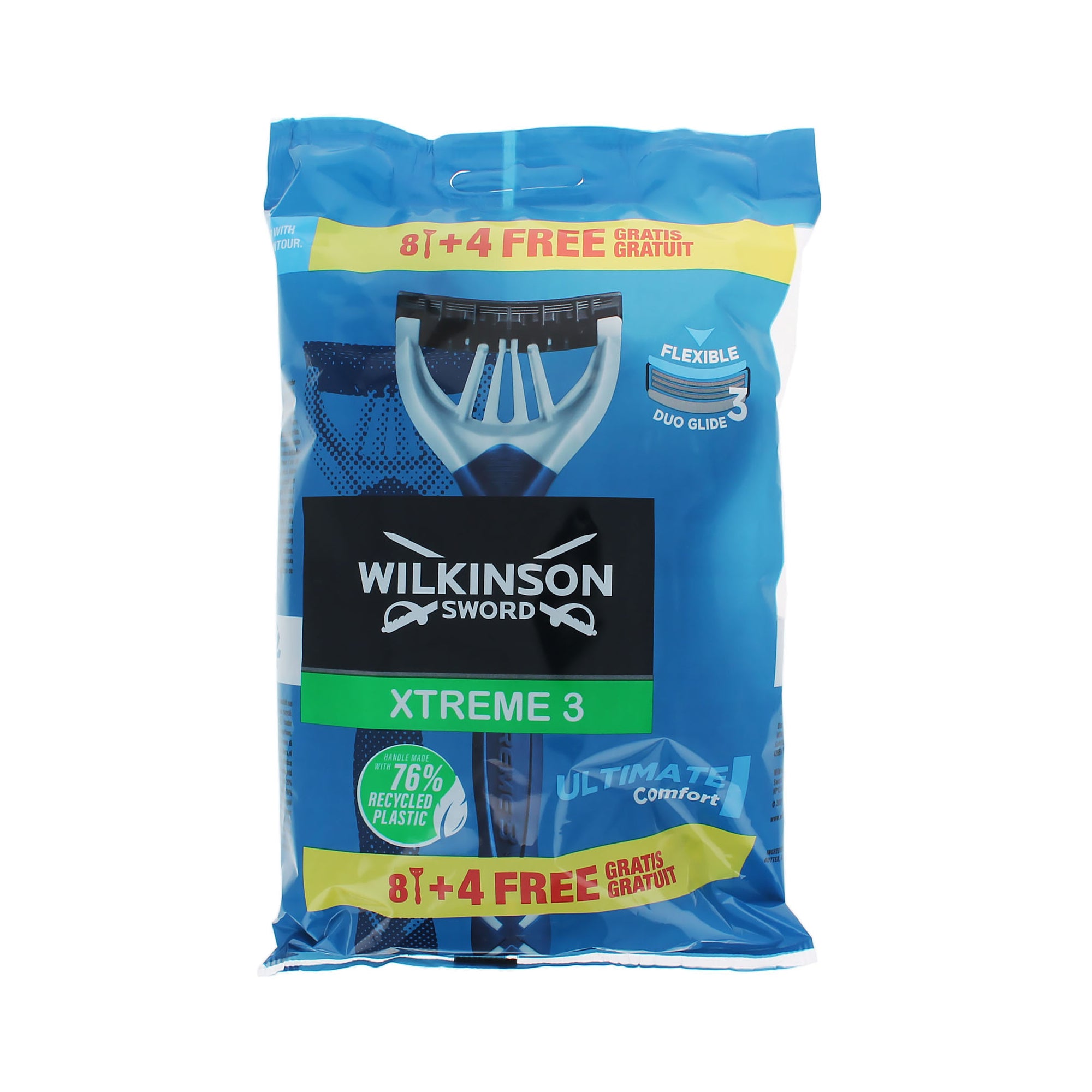 Wilkinson Sword Xtreme 3 Disposable Razors (12 Pieces)