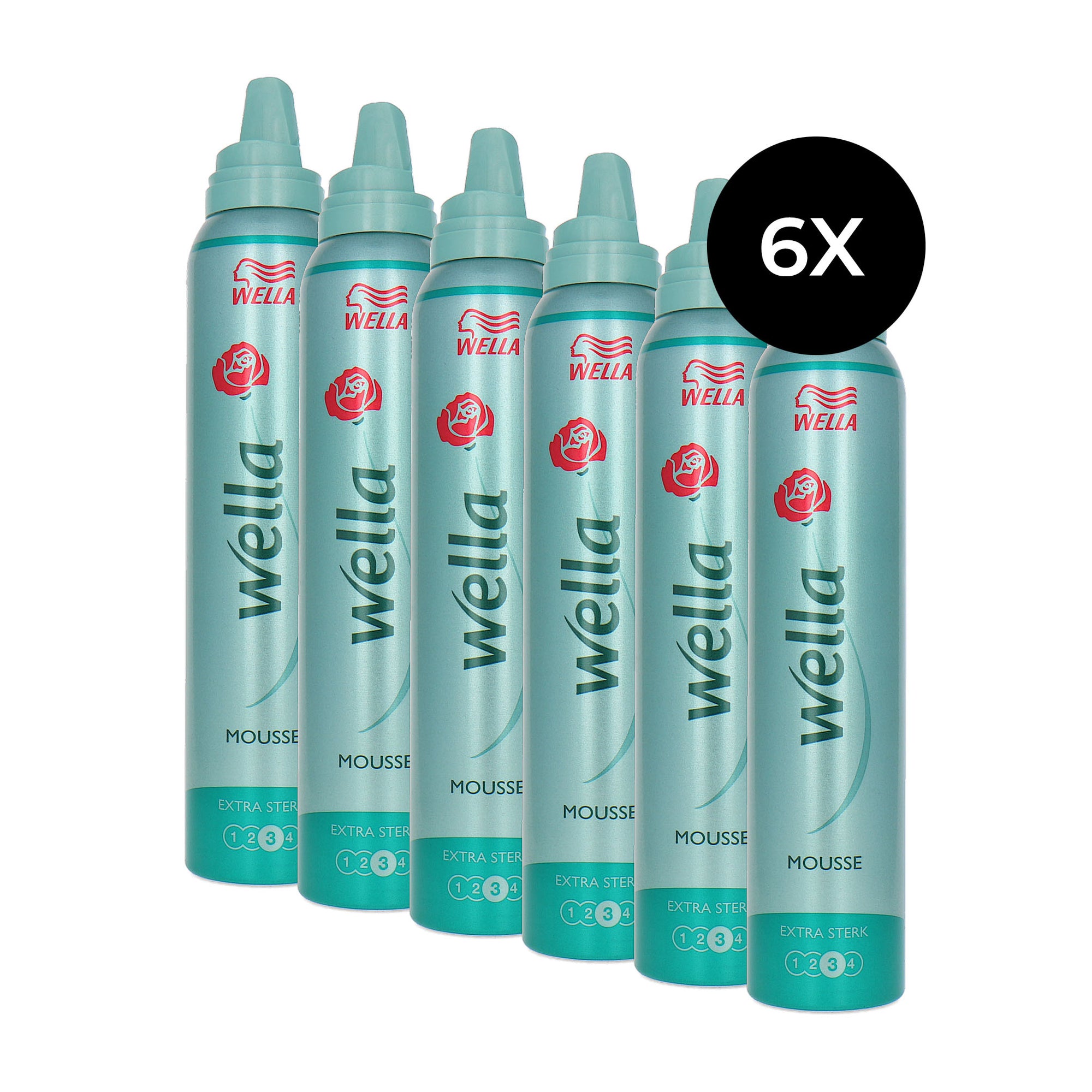 Wella Mousse Extra Strong - 3 - 6 x 200 ml
