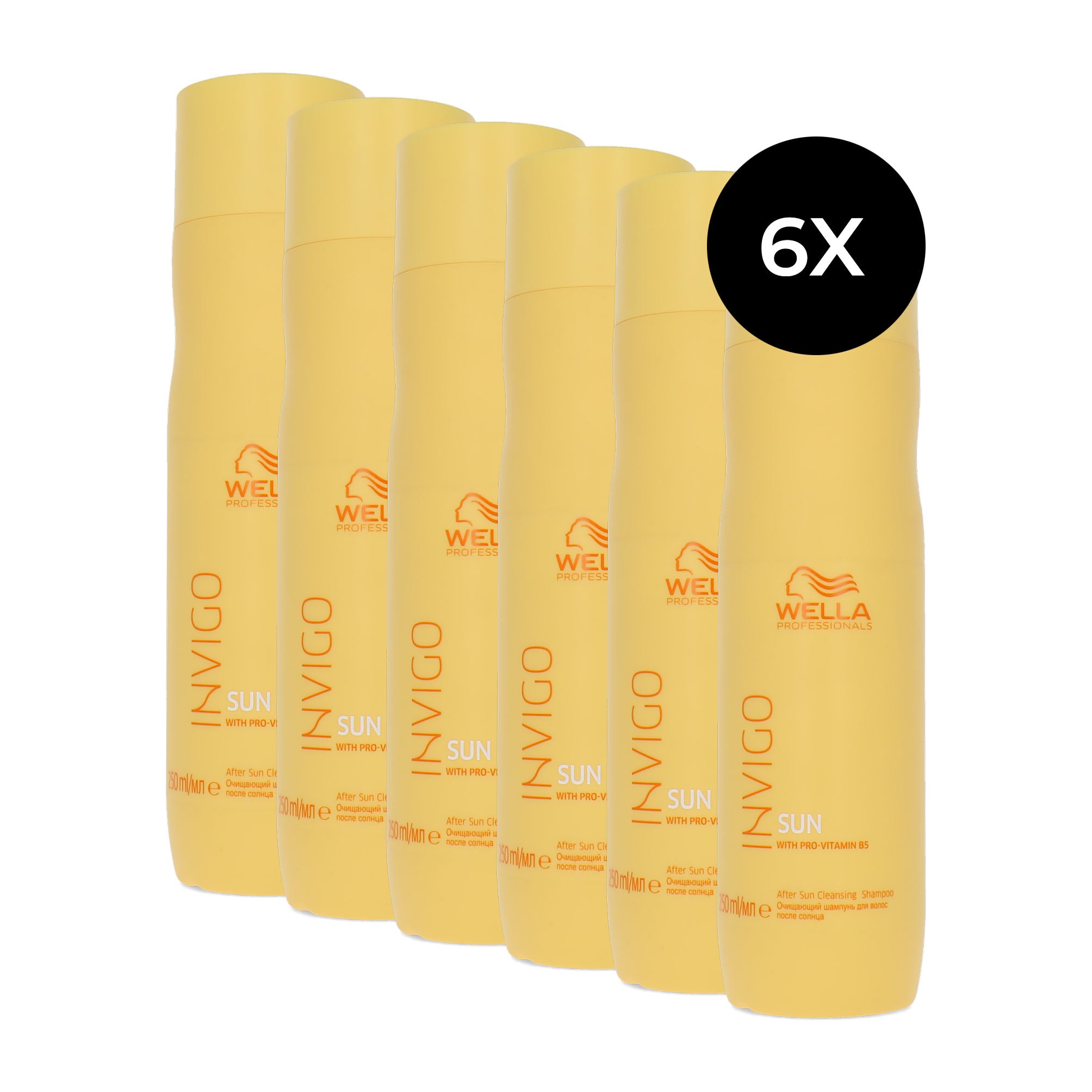 Wella Invigo Sun Shampoo - 6 x 250 ml