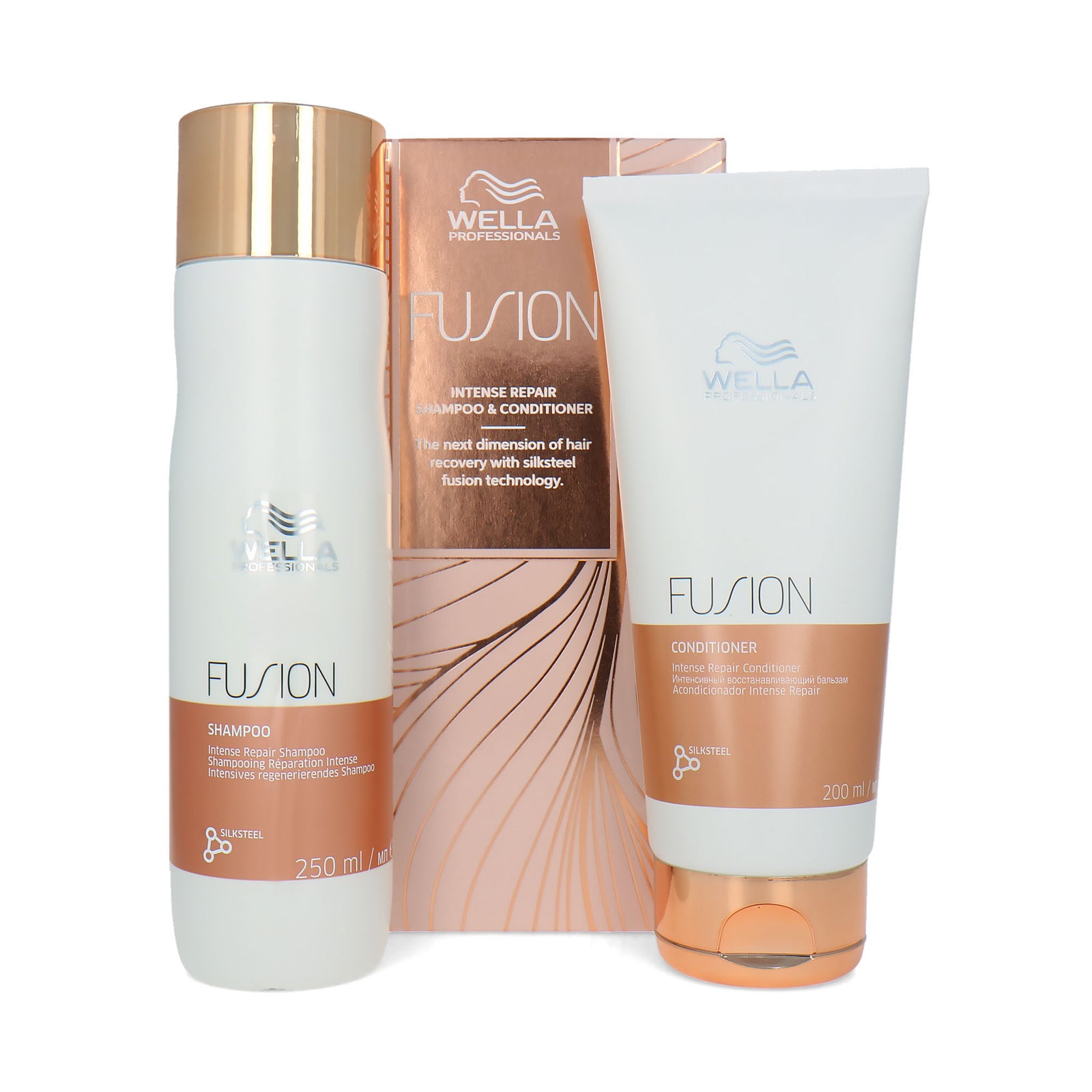 Wella Professional Fusion Shampoo + Conditioner Cadeauset - 450 ml
