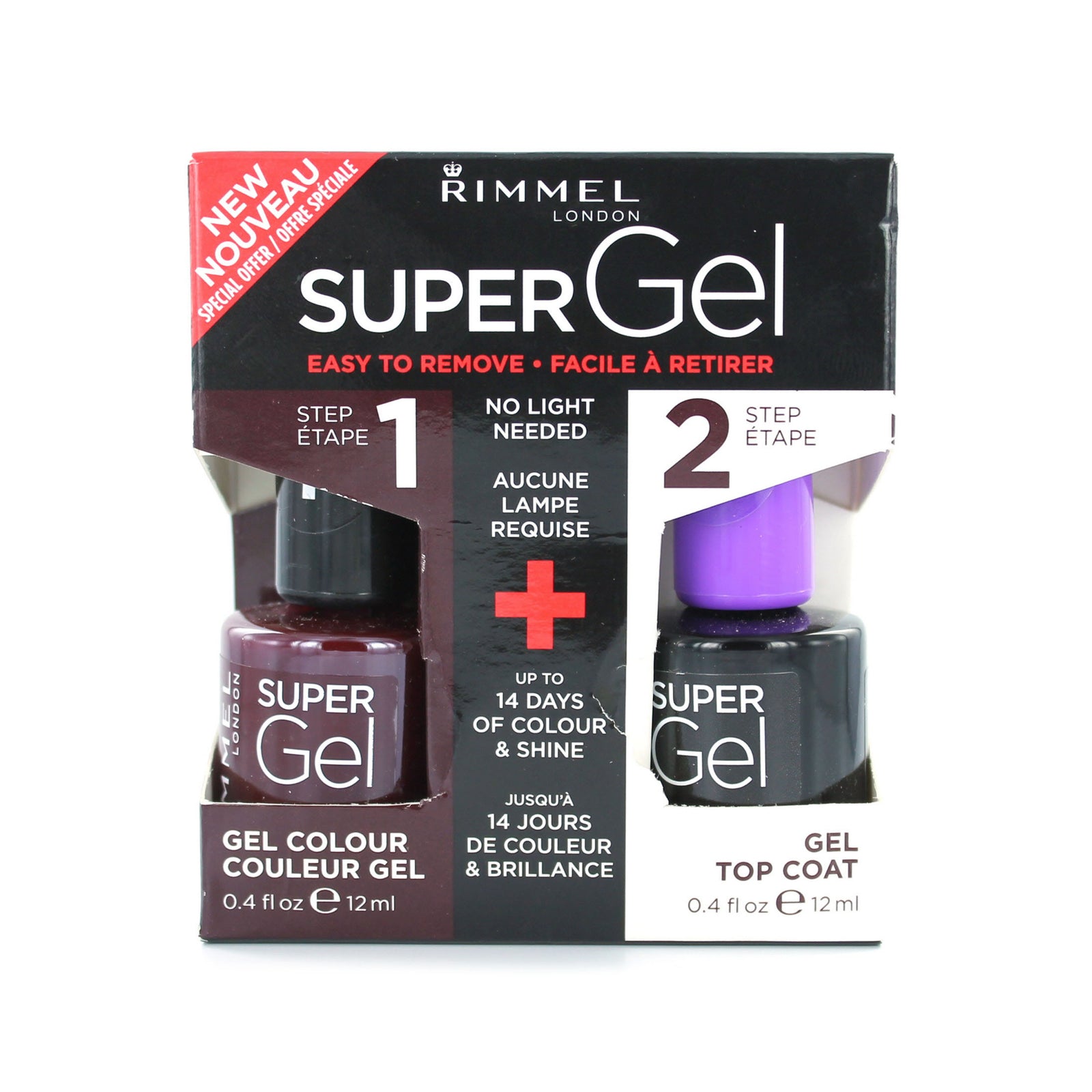 Rimmel Super Gel Duo Nagellak - 043 Venus + Topcoat