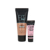 Maybelline Fit Me Matte + Poreless Foundation + Facestudio Prime - 320 Natural Tan (voor normale tot vette huid)