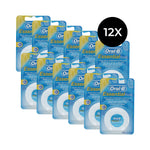 Oral-B Essential Floss No Wax Dental Floss - 12 x 50 m