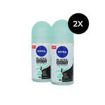 Nivea Black & White Invisible Roll'on Deo Fresh Mist - 2 x 50 ml