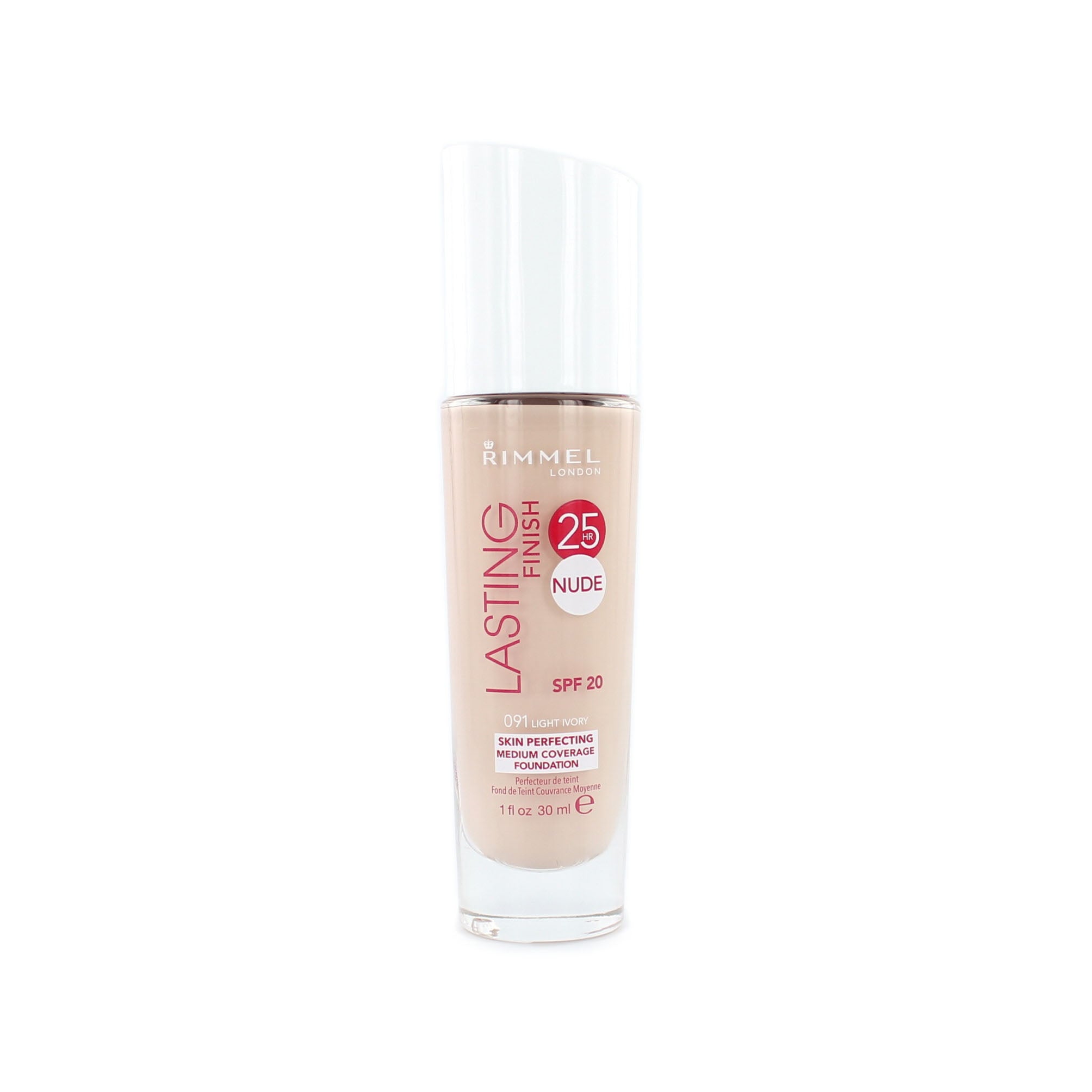 Rimmel Lasting Finish 25 HR Nude Foundation - 091 Light Ivory