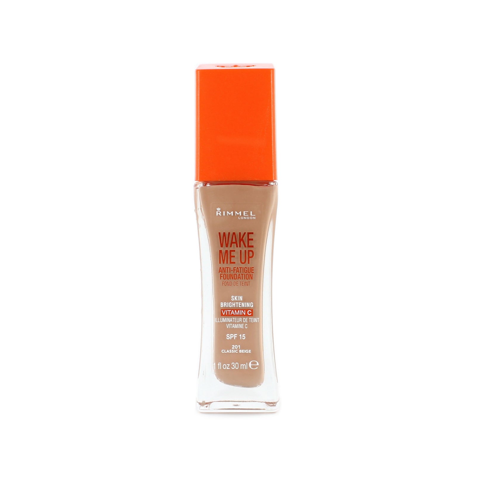 Rimmel Wake Me Up Foundation - 201 Classic Beige