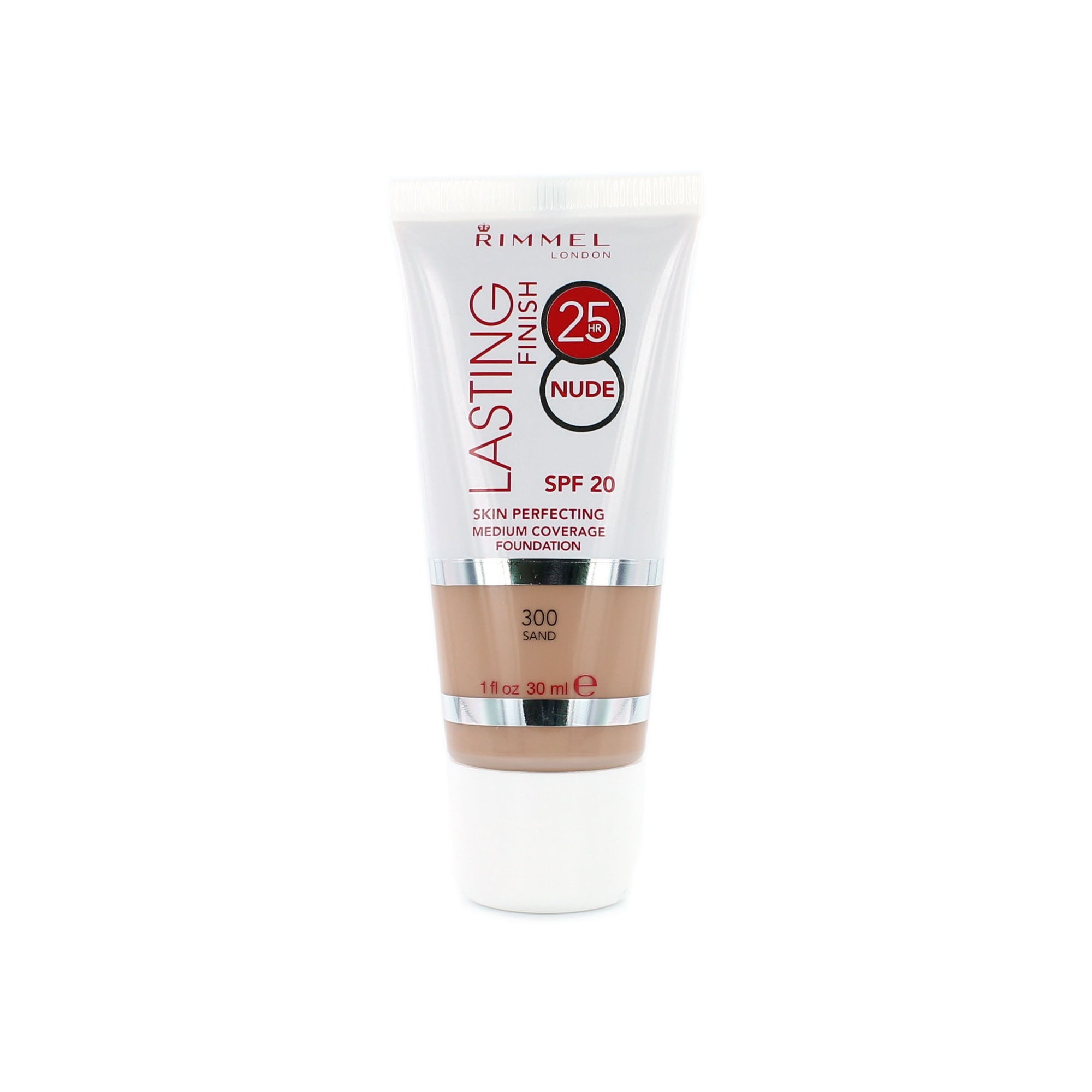 Rimmel Lasting Finish 25 HR Nude Foundation - 300 Sand (Tube)
