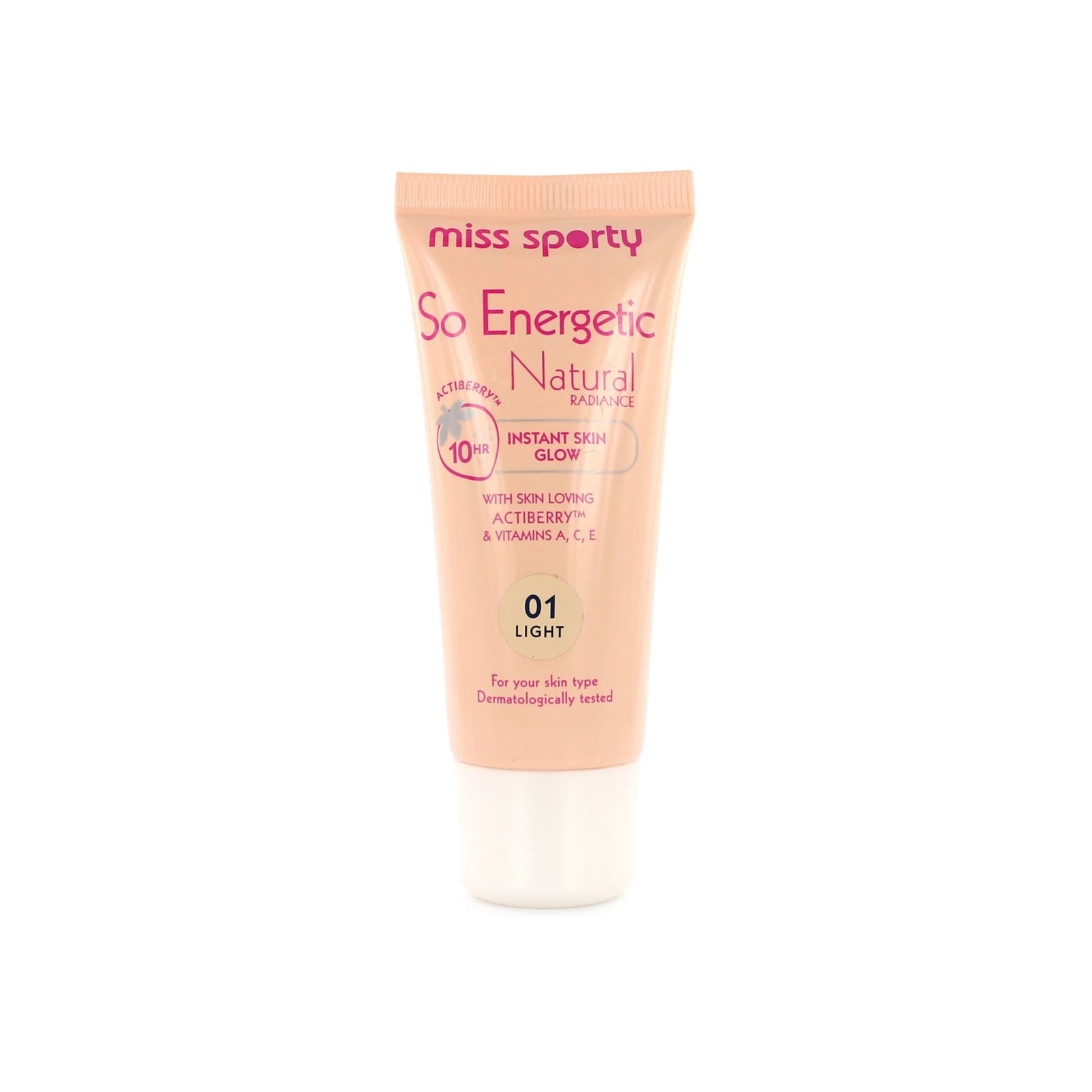 Miss Sporty So Energetic Natural Radiance Foundation - 01 Light