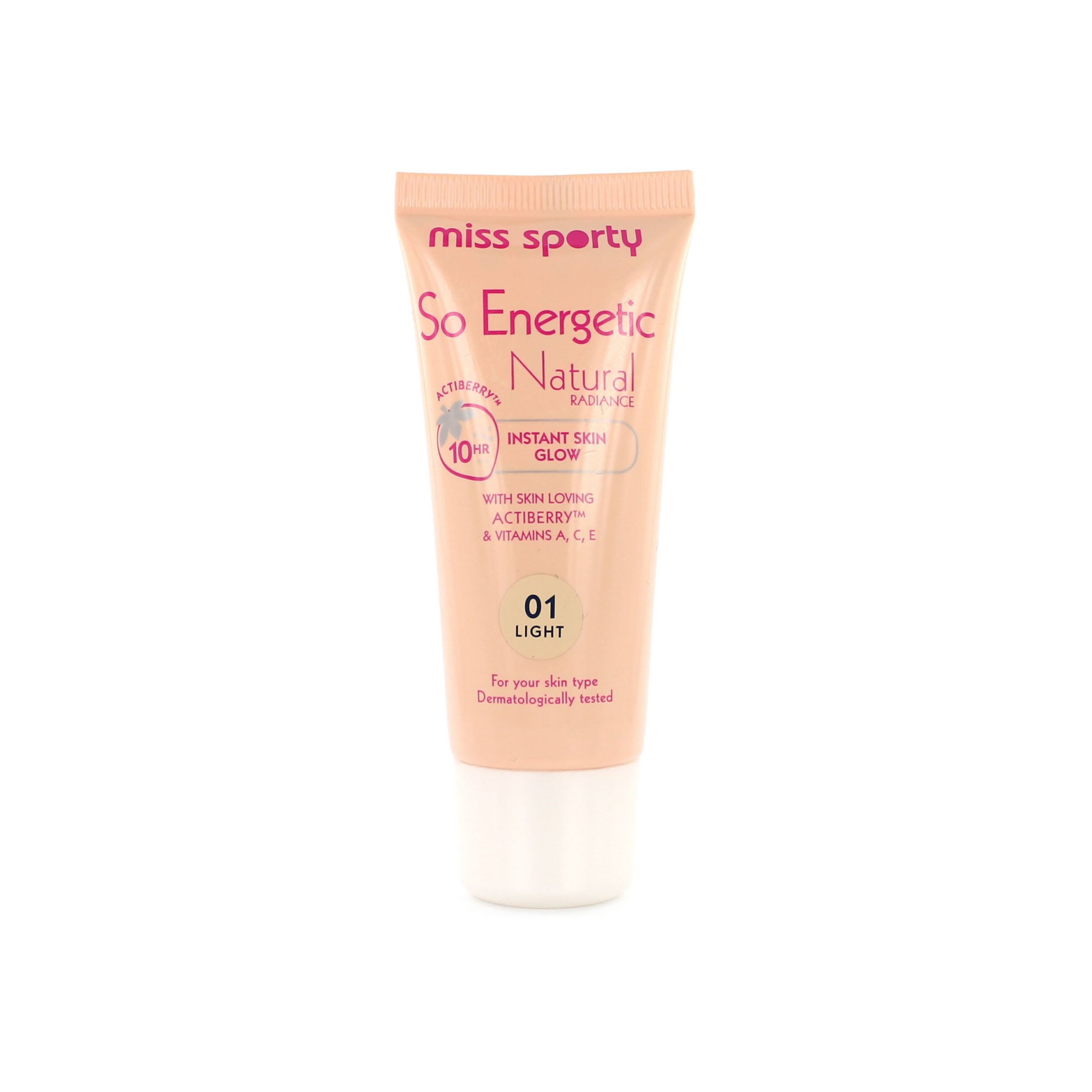 Miss Sporty So Energetic Natural Radiance Foundation - 01 Light