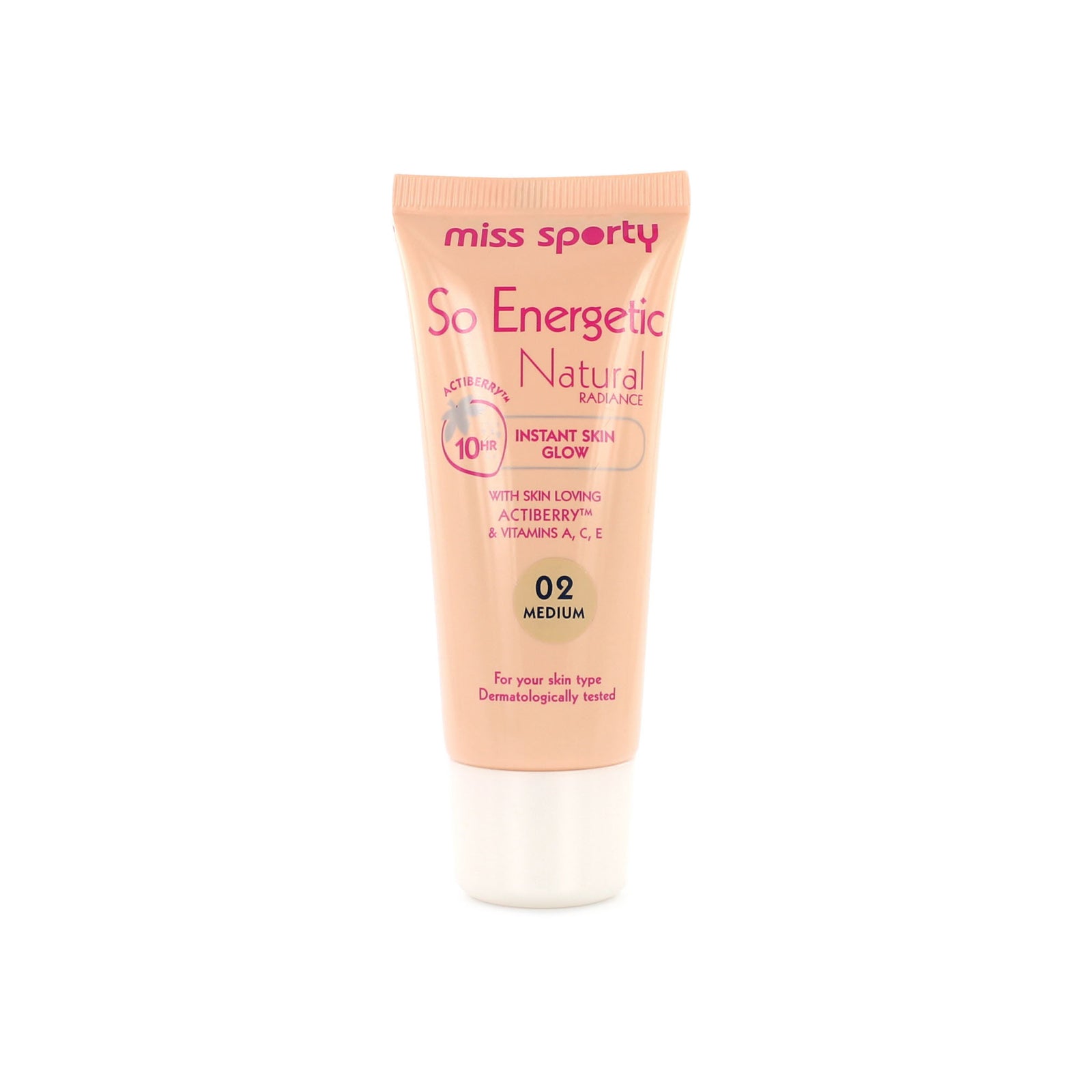 Miss Sporty So Energetic Natural Radiance Foundation - 02 Medium