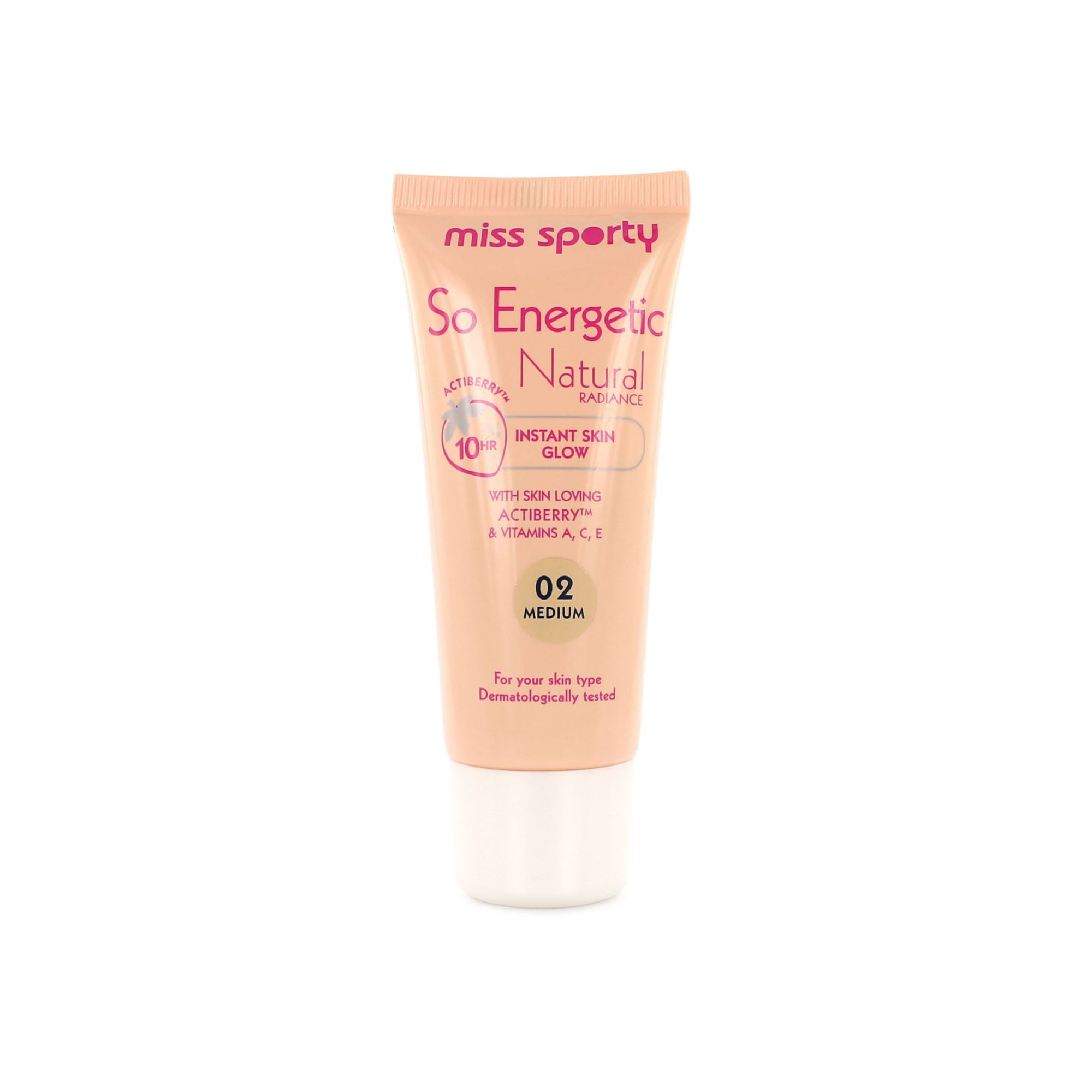 Miss Sporty So Energetic Natural Radiance Foundation - 02 Medium