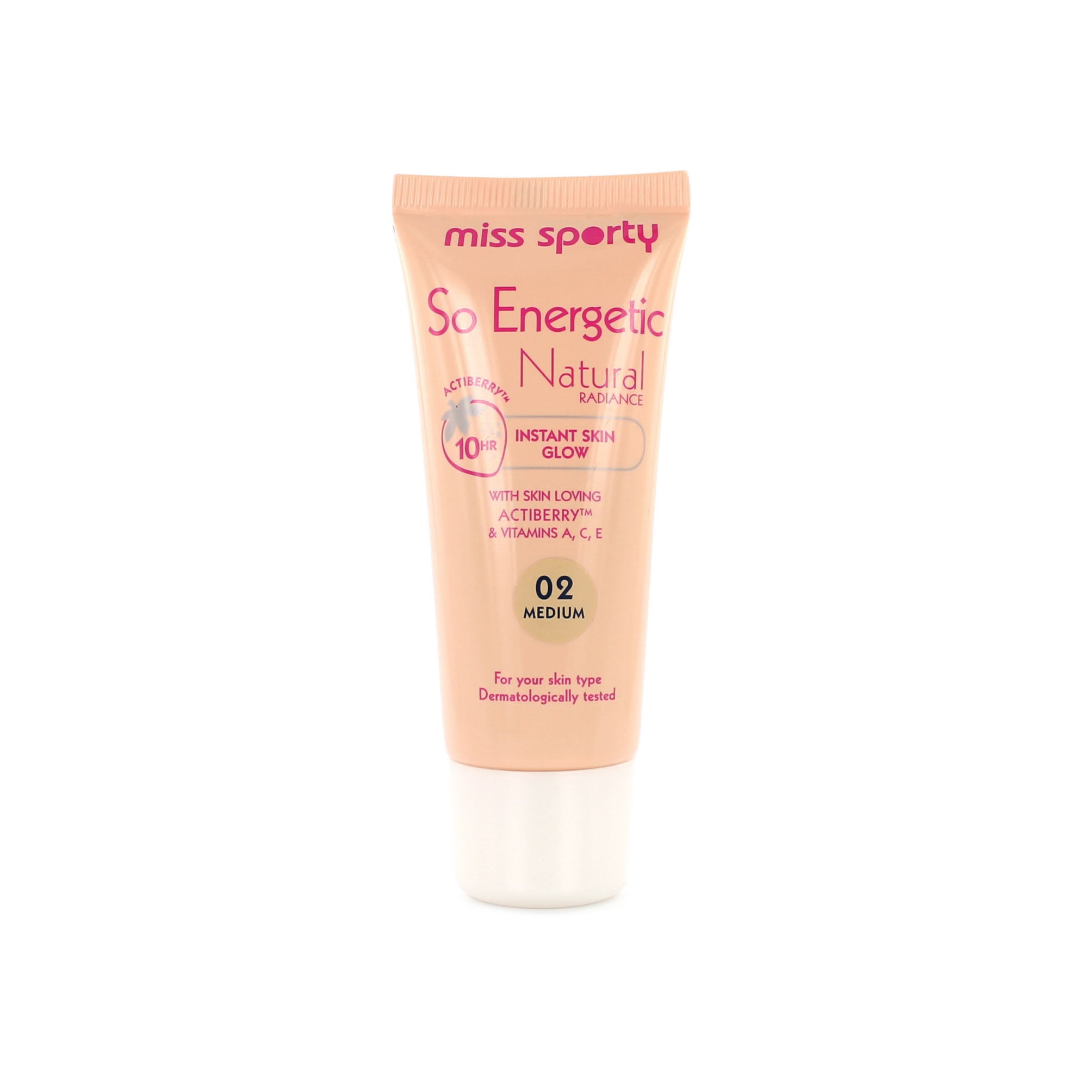 Miss Sporty So Energetic Natural Radiance Foundation - 02 Medium