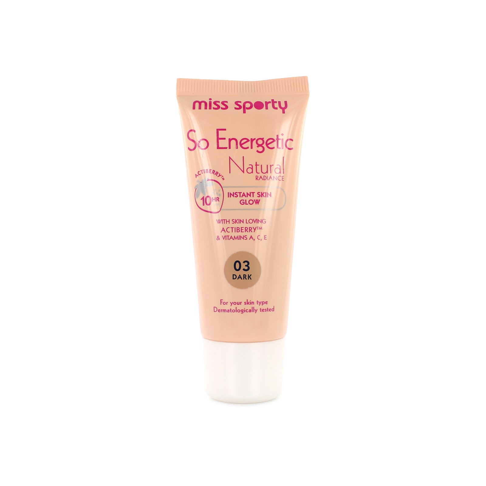 Miss Sporty So Energetic Natural Radiance Foundation - 03 Dark