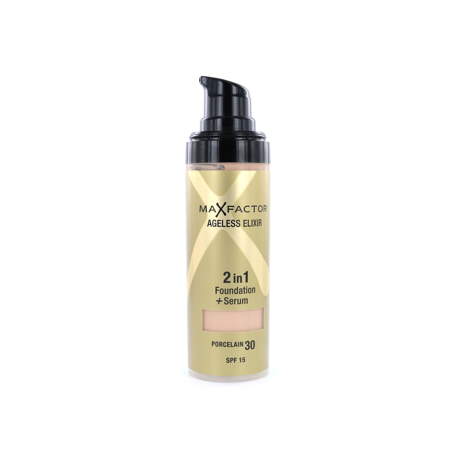 Max Factor Ageless Elixir 2-in-1 Foundation + Serum - 30 Porcelain