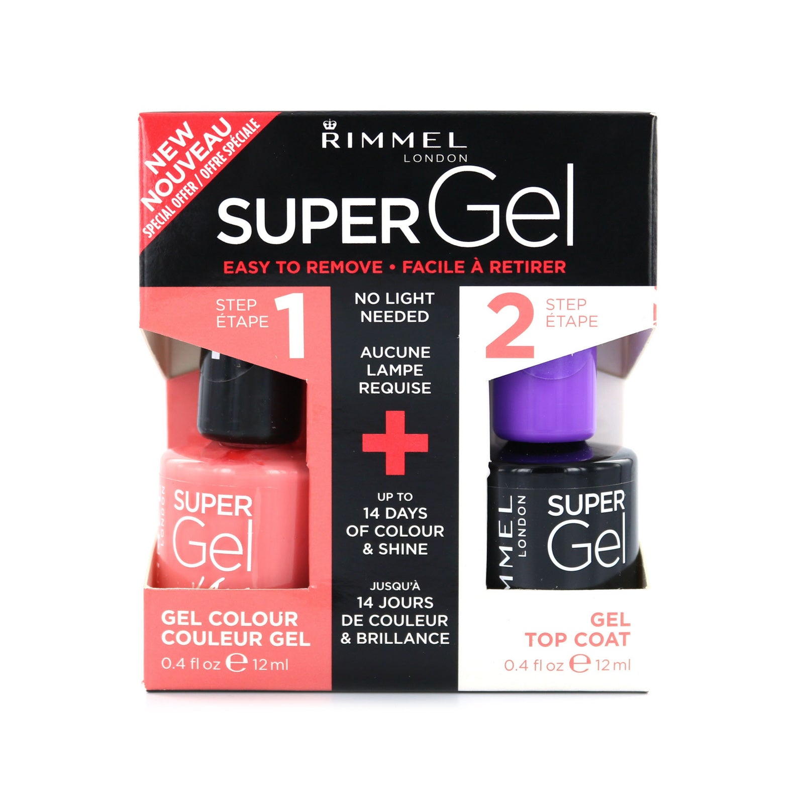 Rimmel Super Gel Duo Nagellak - 031 Perfect Posy + Topcoat