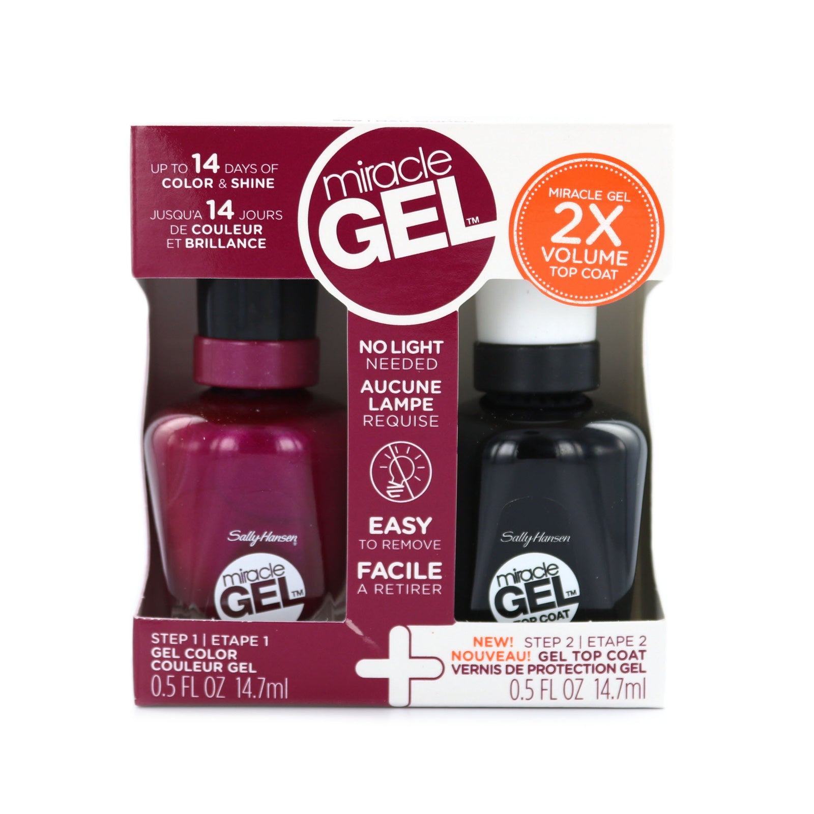 Sally Hansen Miracle Gel Duopack Nagellak - 500 Mad Women
