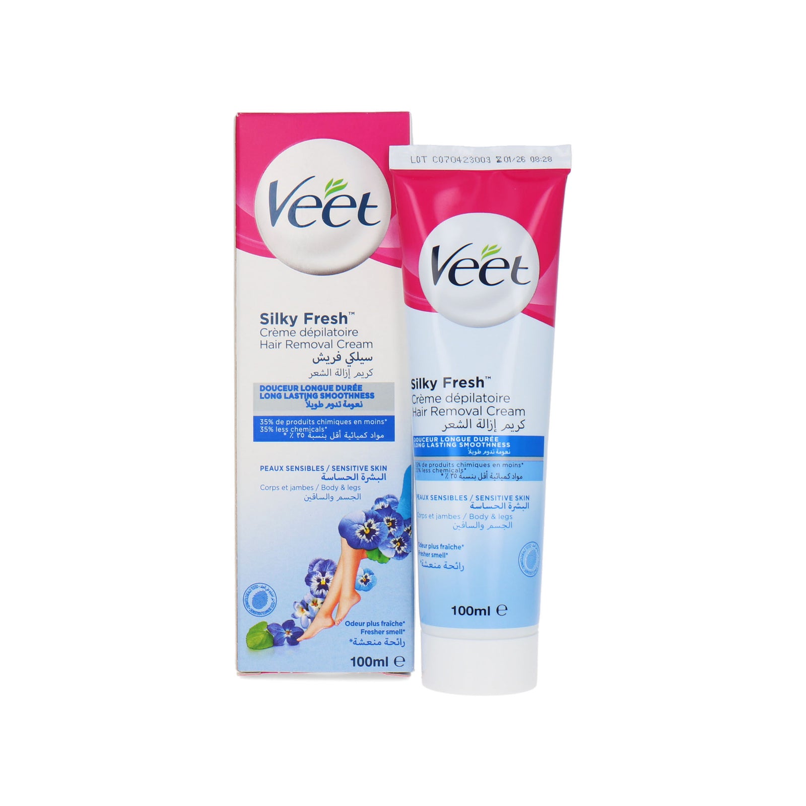 Veet Silky Fresh Hair Removeal Cream - 100 ml (voor gevoelige huid)