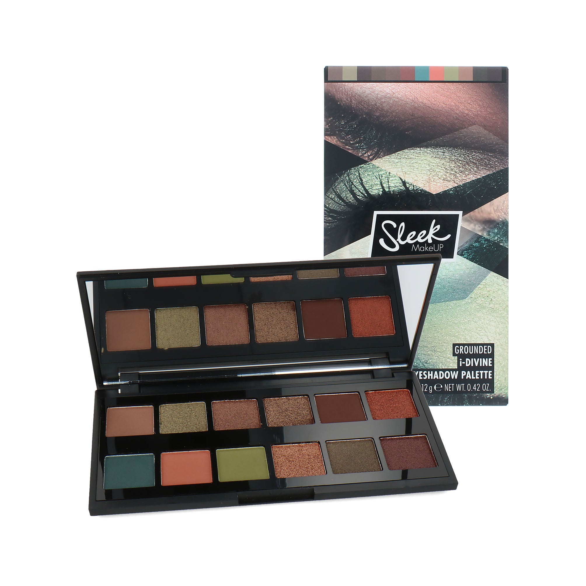 Sleek I-Divine Oogschaduw Palette - Grounded