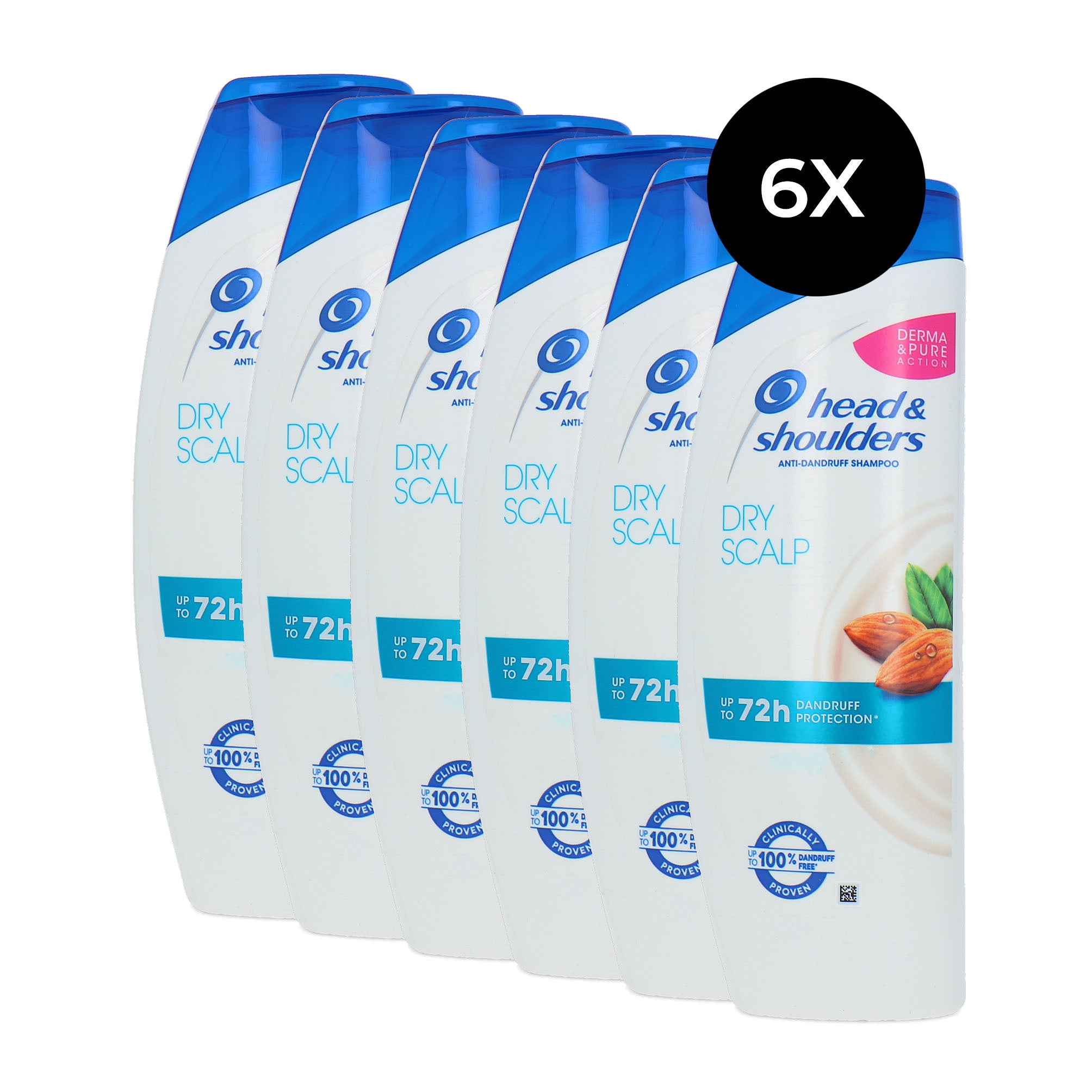 Head & Shoulders Dry Scalp Shampoo - 6 x 400 ml