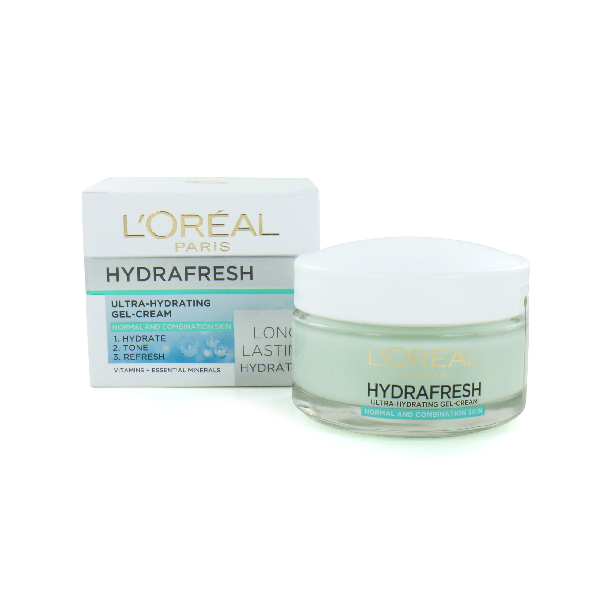 L'Oréal Hydrafresh Dagcrème - 50 ml (voor normale tot Gecombineerde Huid)