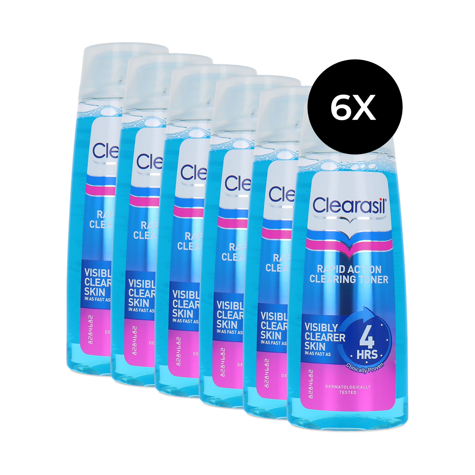 Clearasil Rapid Action Clearing Toner - 6 x 200 ml