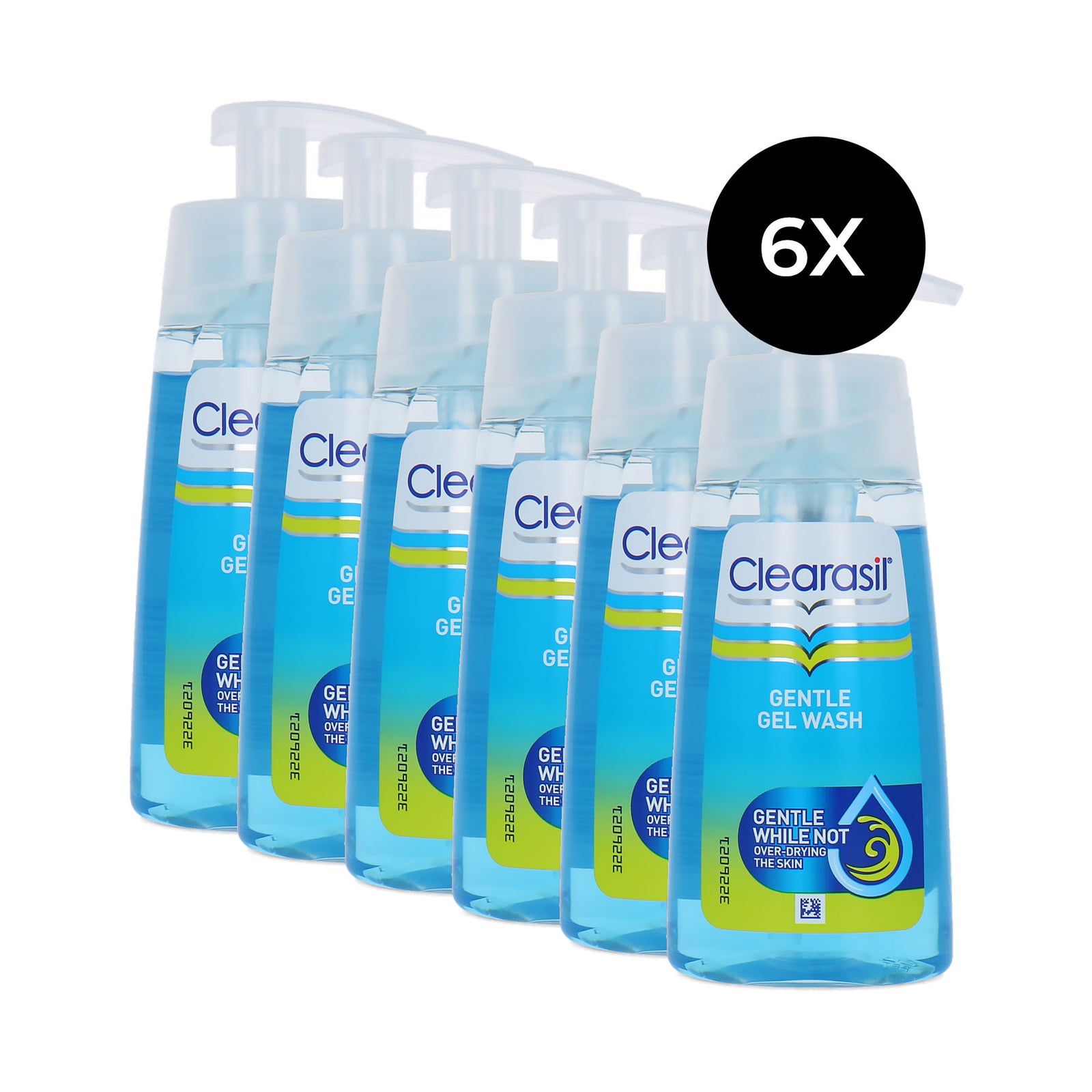 Clearasil Gentle Gel Wash - 6 x 150 ml