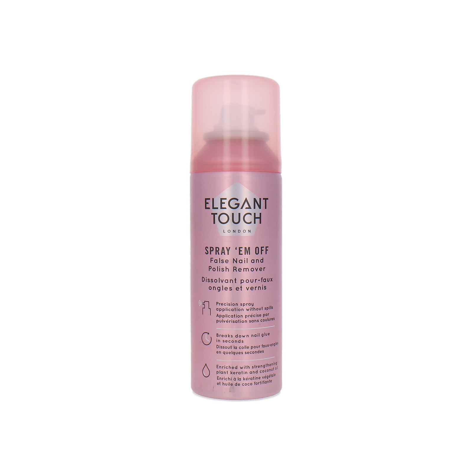 Elegant Touch Spray 'em Off False Nail And Nagellak Remover - 125 ml