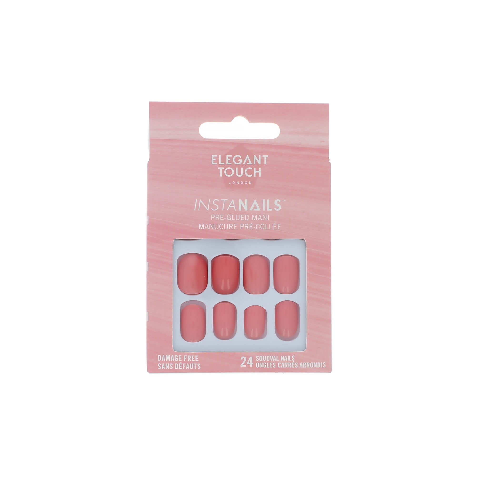 Elegant Touch Insta 24 Nails Pre-Glued Mani - Just Peachy