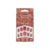 Elegant Touch 24 Nails with Glue - Burnt Orange