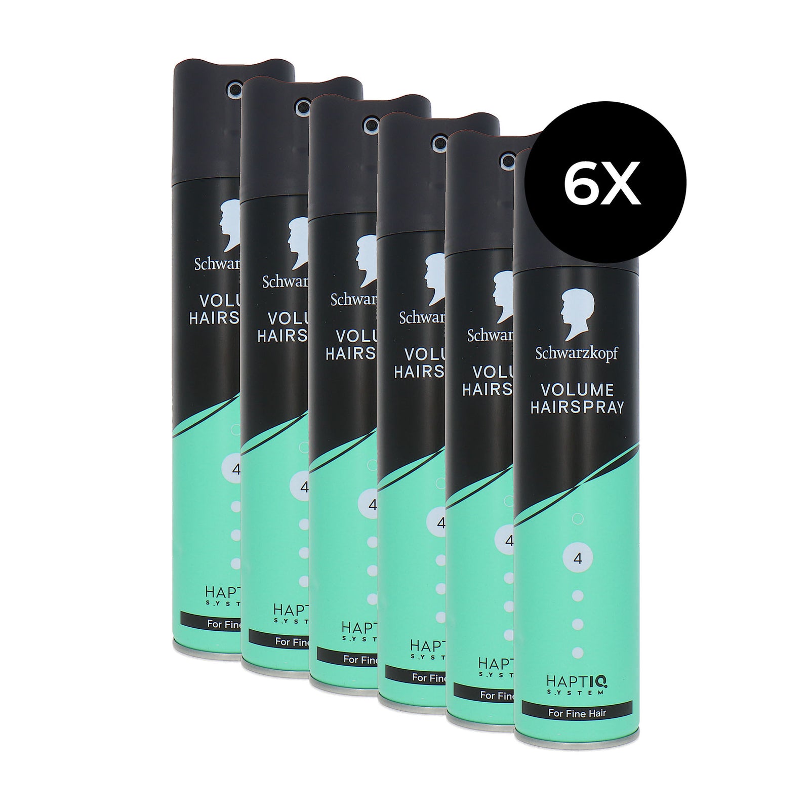 Schwarzkopf Volume Hairspray - 6 x 250 ml