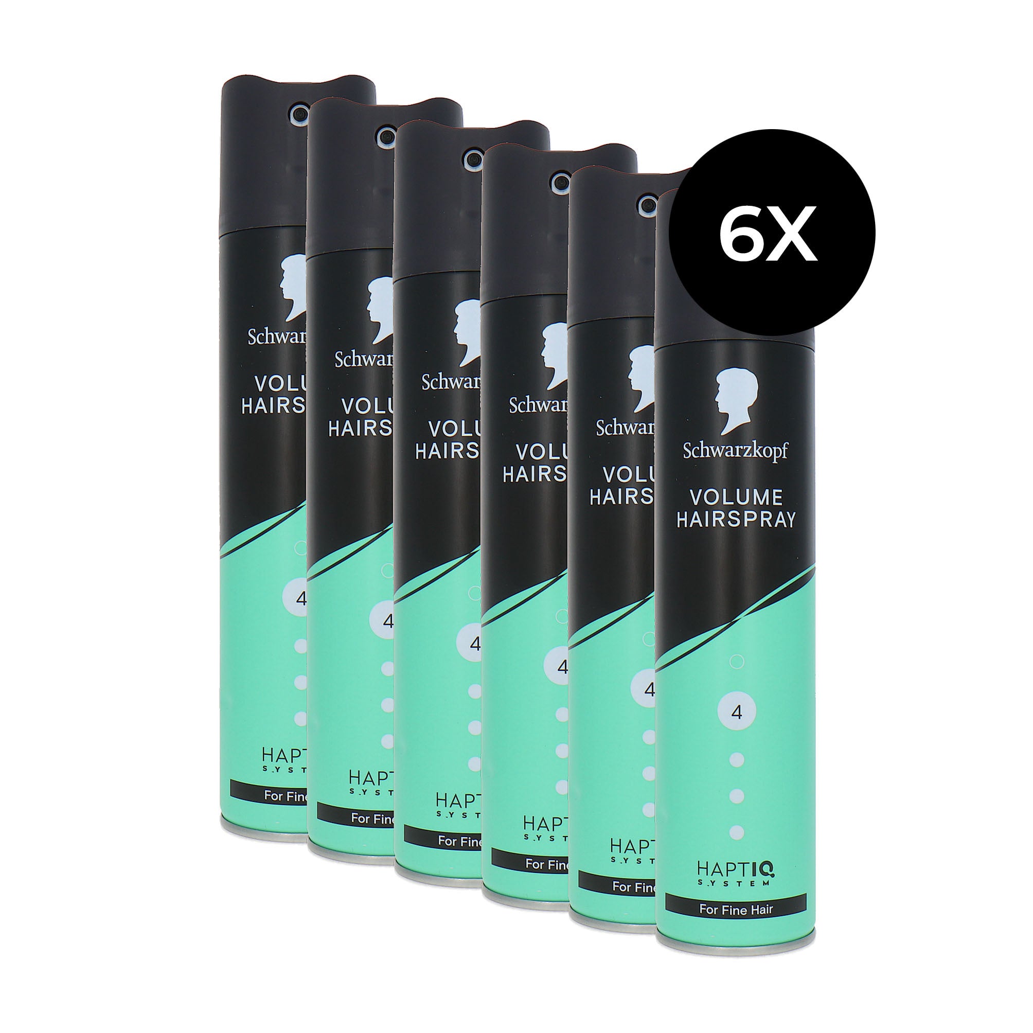 Schwarzkopf Volume Hairspray - 6 x 250 ml