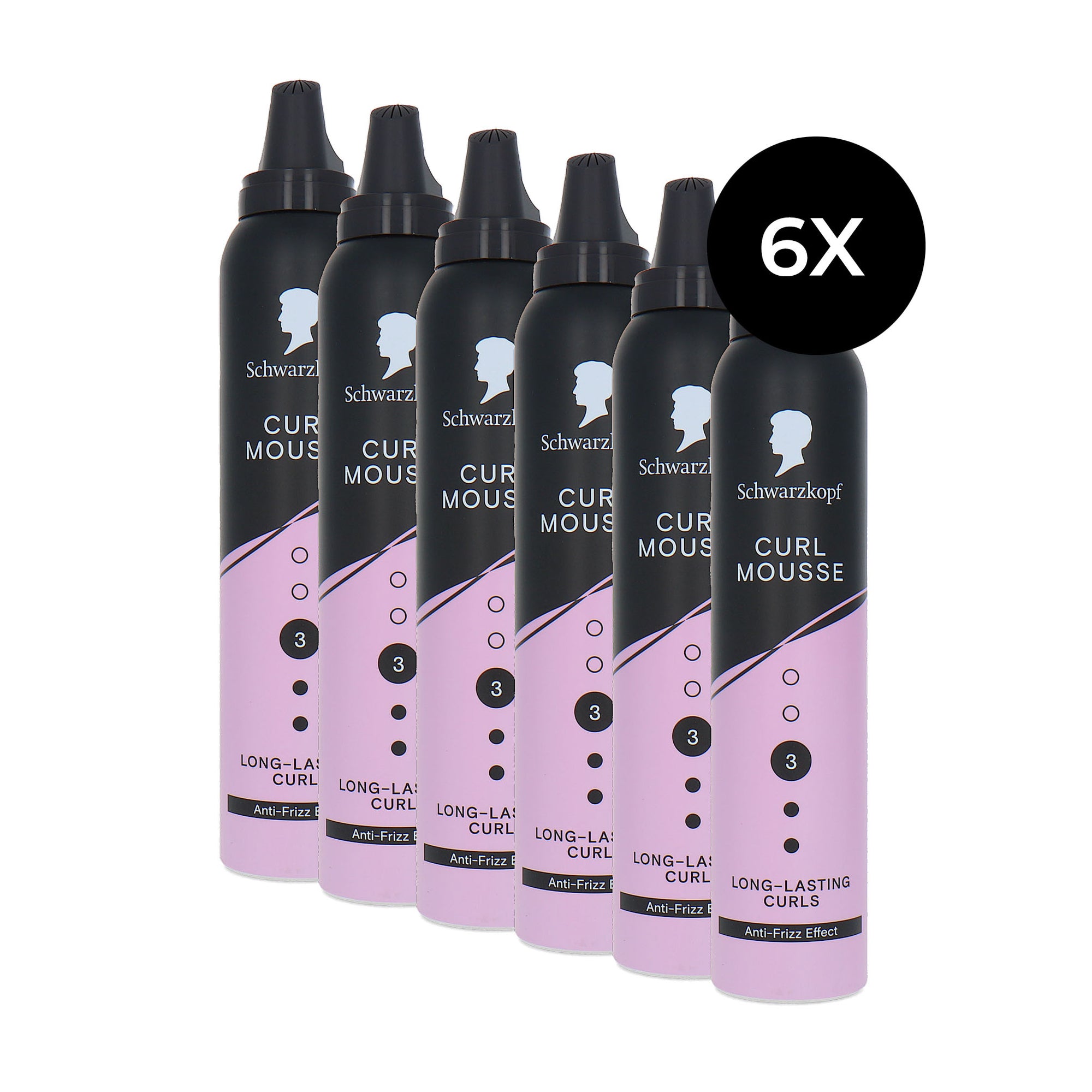 Schwarzkopf Curl Mousse - 6 x 200 ml