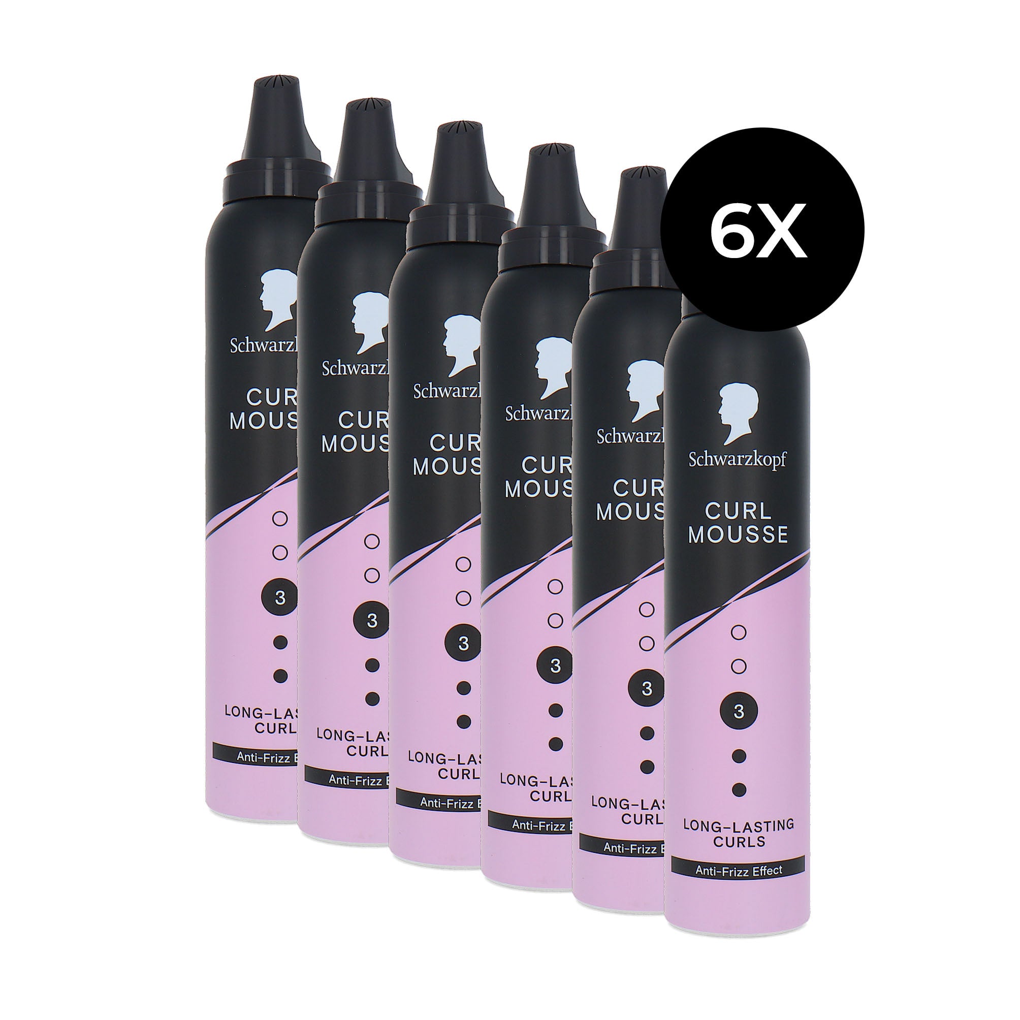 Schwarzkopf Curl Mousse - 6 x 200 ml