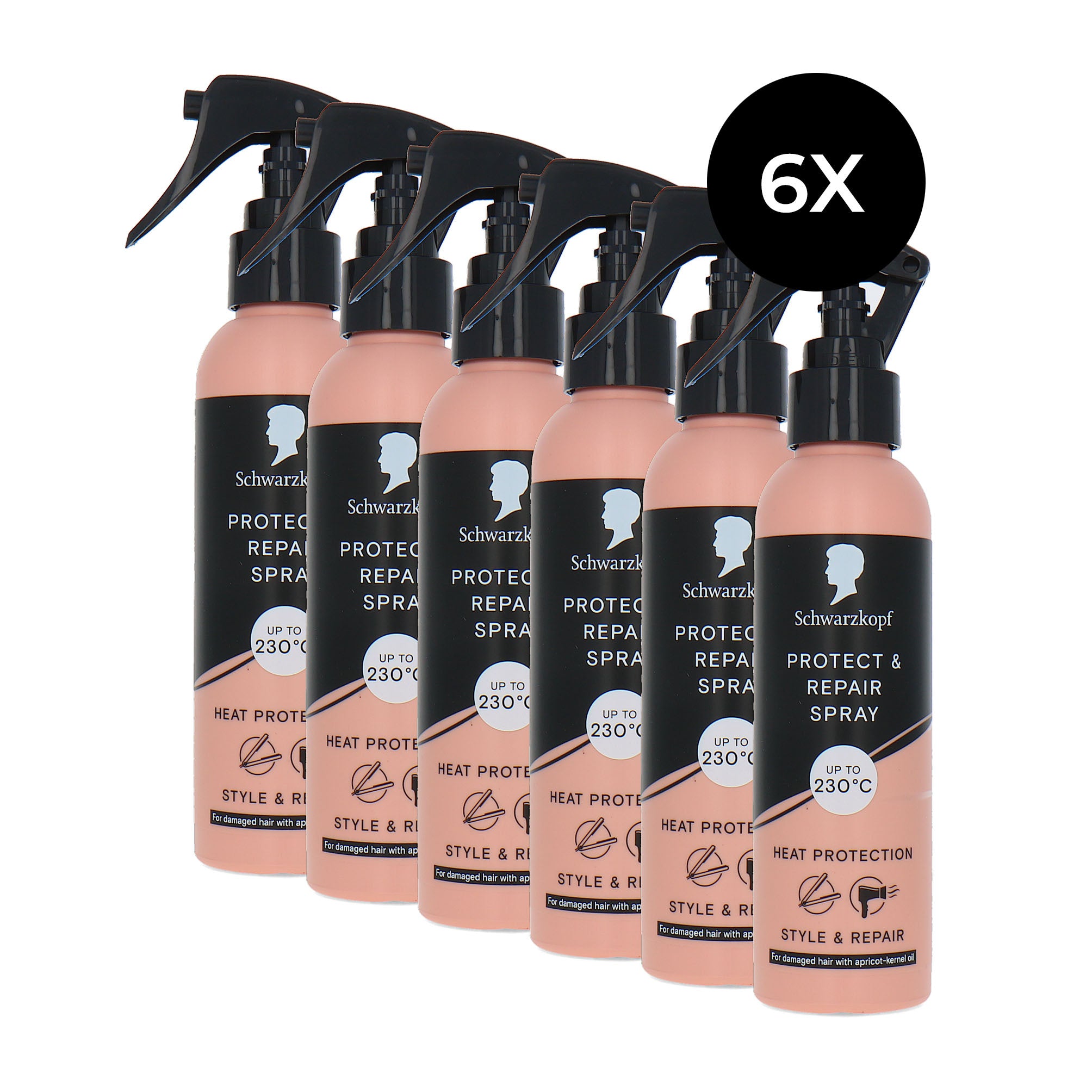 Schwarzkopf Protect & Repair Spray - 6 x 150 ml