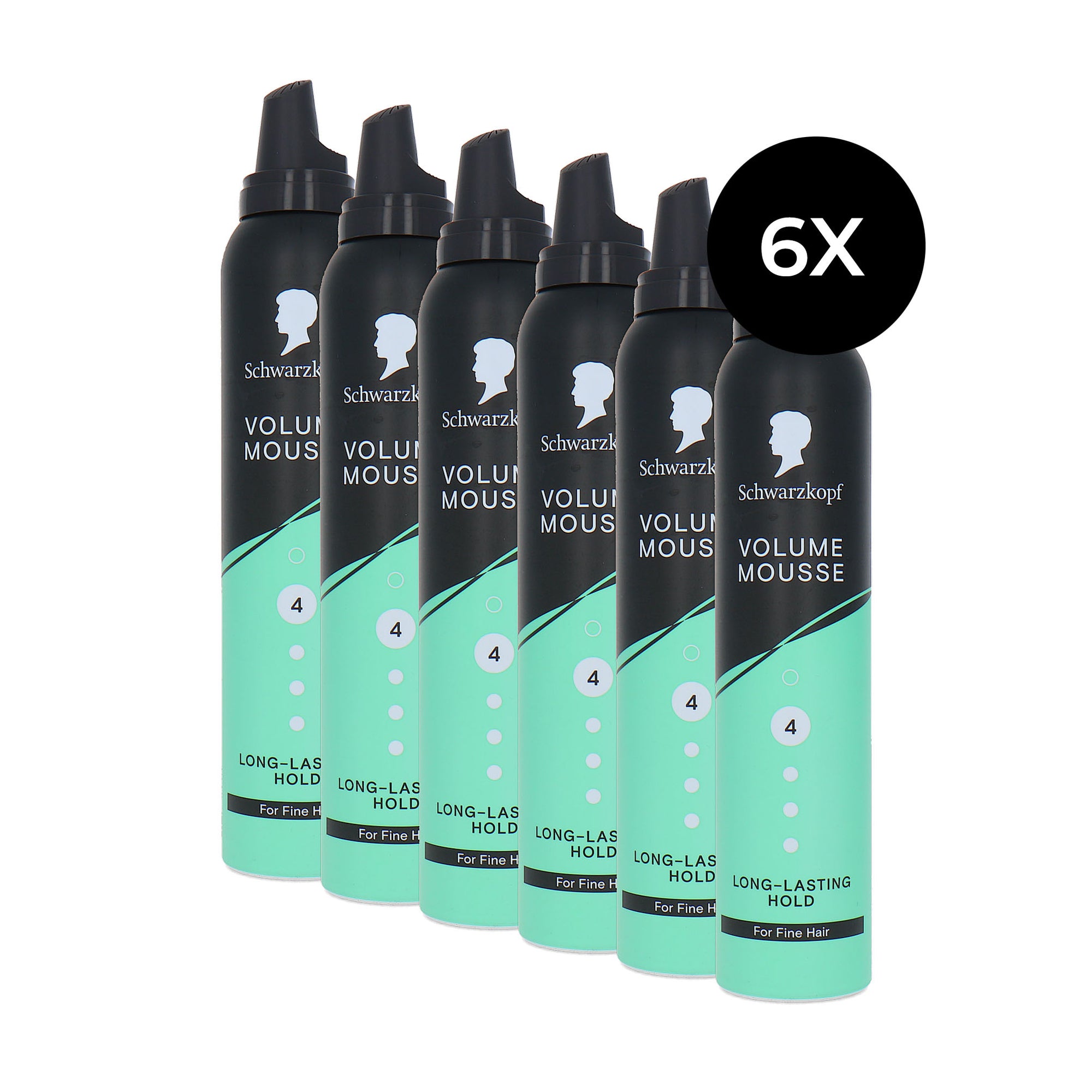 Schwarzkopf Volume Mousse - 6 x 200 ml