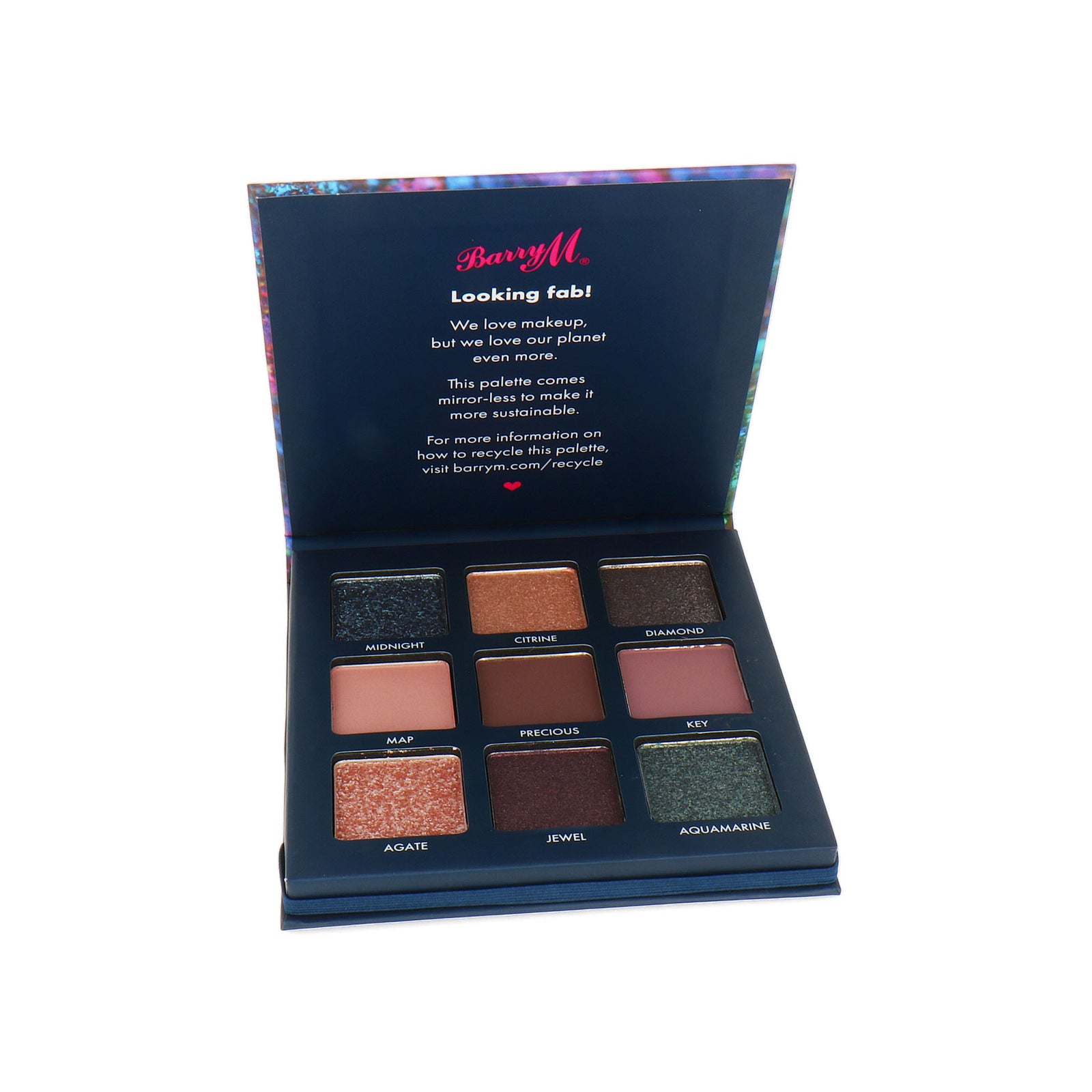 Barry M 9 Color Oogschaduw Palette - Lost Treasure
