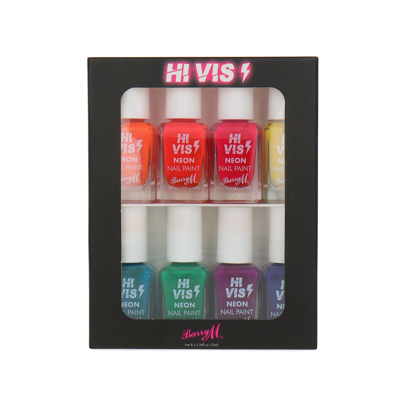 Barry M Hi Vis Nail Polish Set - 8 x 10 ml