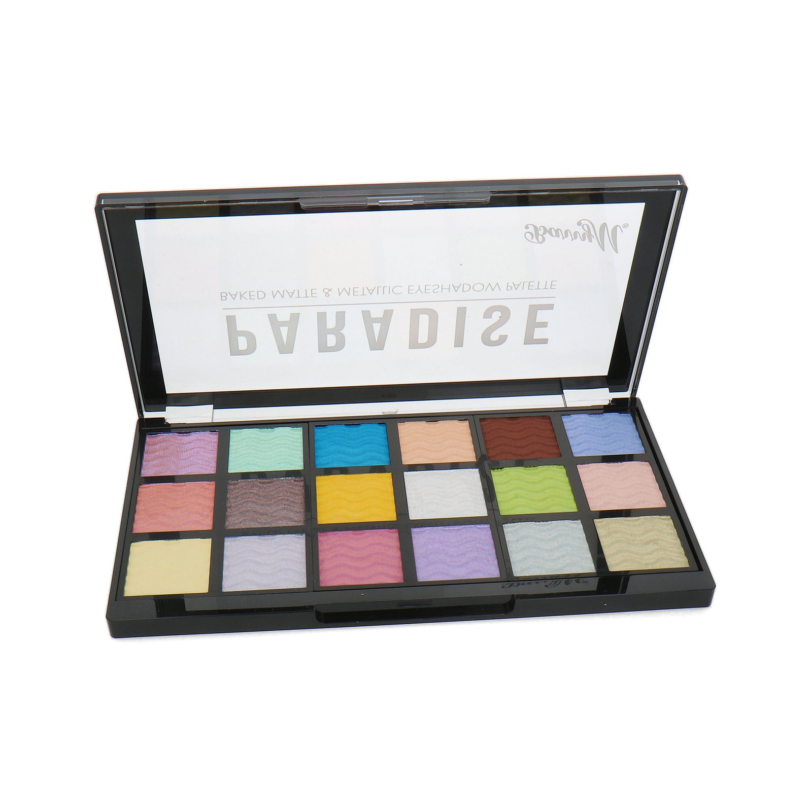 Barry M 18 Color Baked Matte & Metallic Oogschaduw Palette - Paradise