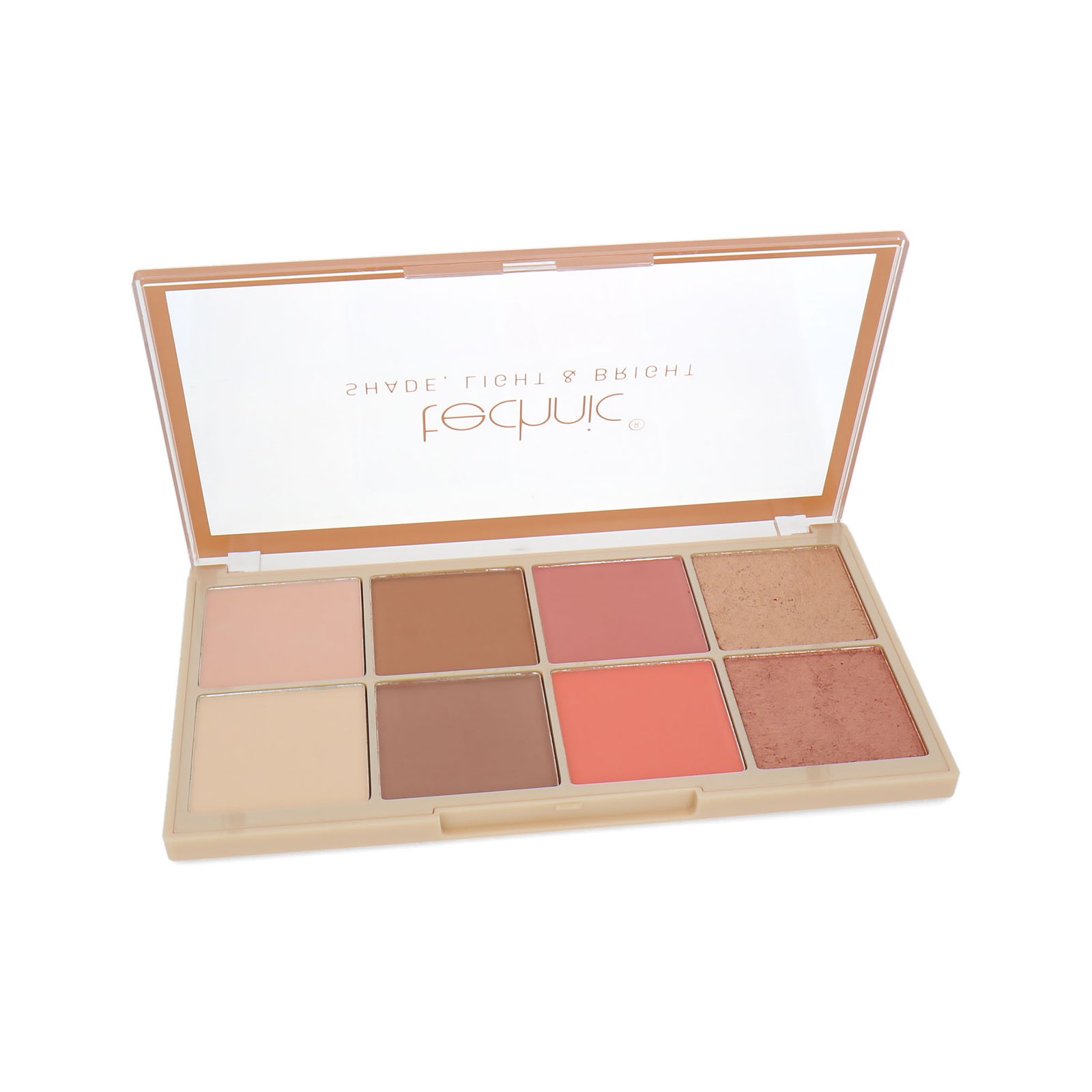 Technic Shade, Light & Bright Contour, Blush & Highlight Palette