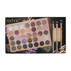 Technic Presssed Pigments Eyeshadow Palette + Brushes - Santorini