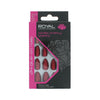 Royal 24 Stiletto Glue-On Nails - Winter Cherry