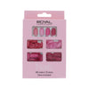 Royal 96 Nails with Glue - Pinks