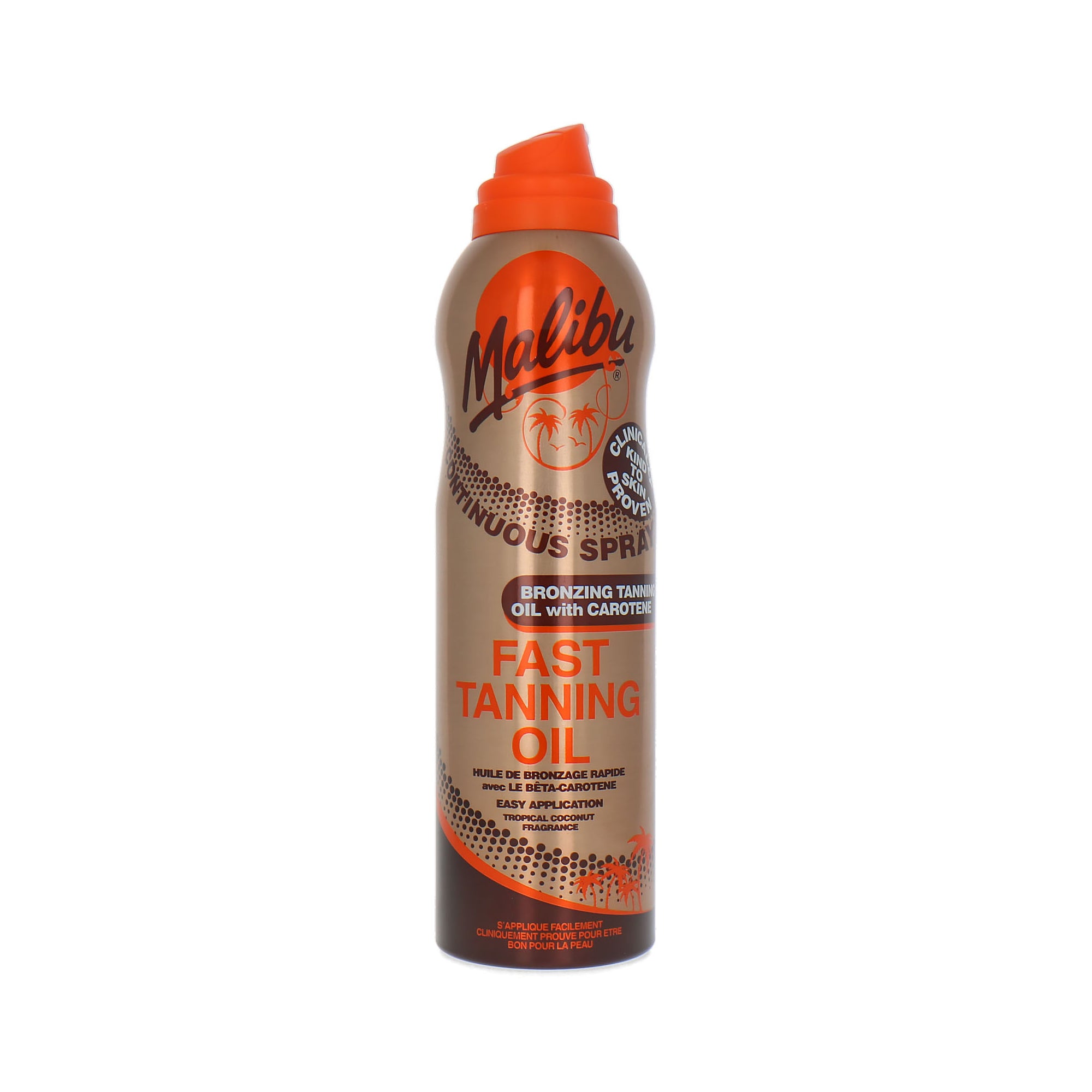 Malibu Continuous Bronzing Fast Tanning Oil Carotene - 175 ml