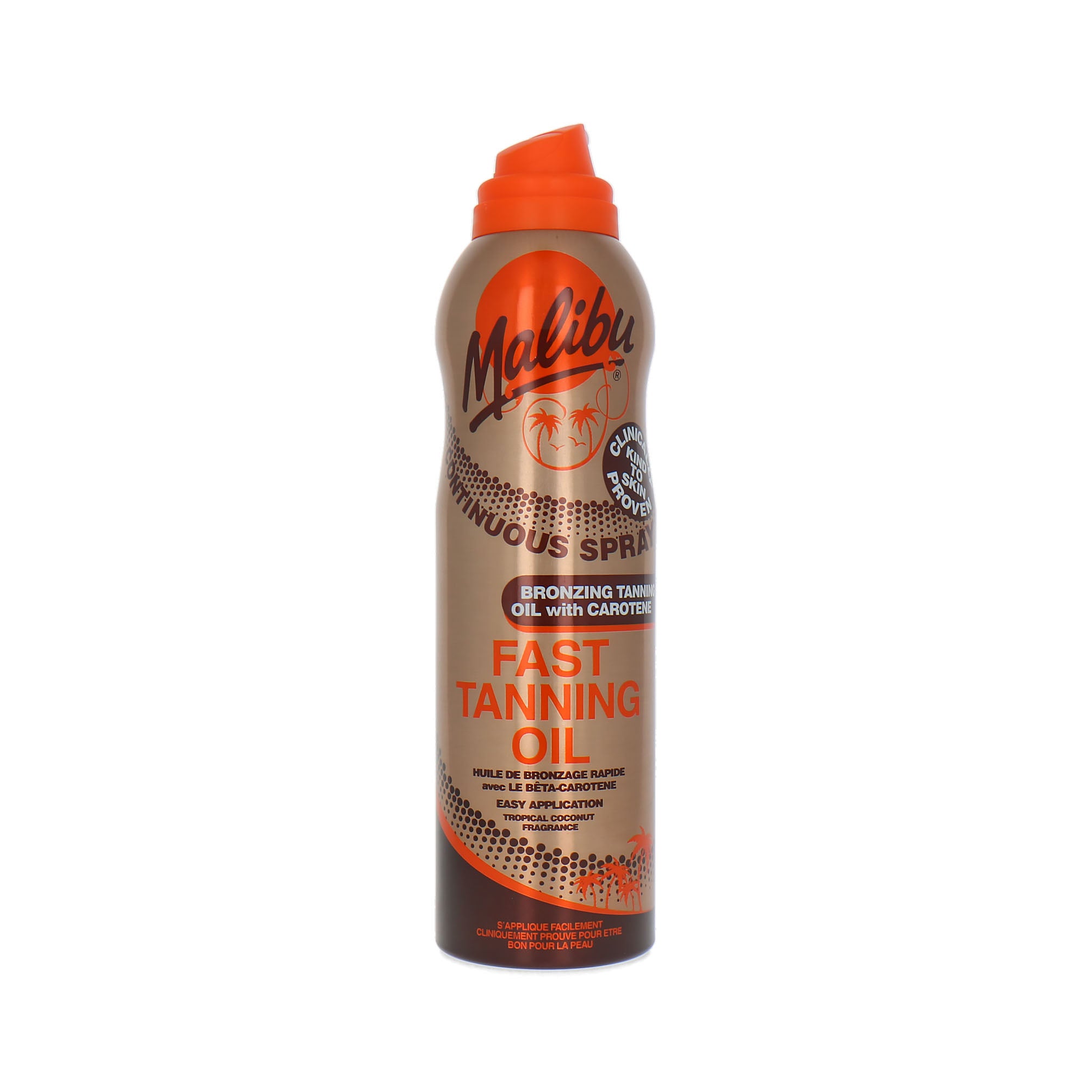 Malibu Continuous Bronzing Fast Tanning Oil Carotene - 175 ml