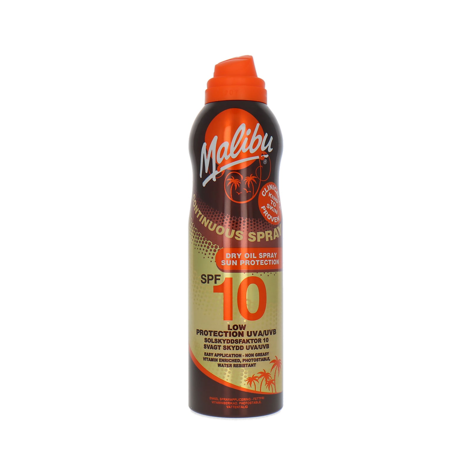 Malibu Continuous Dry Oil Spray (SPF 10) - 175 ml