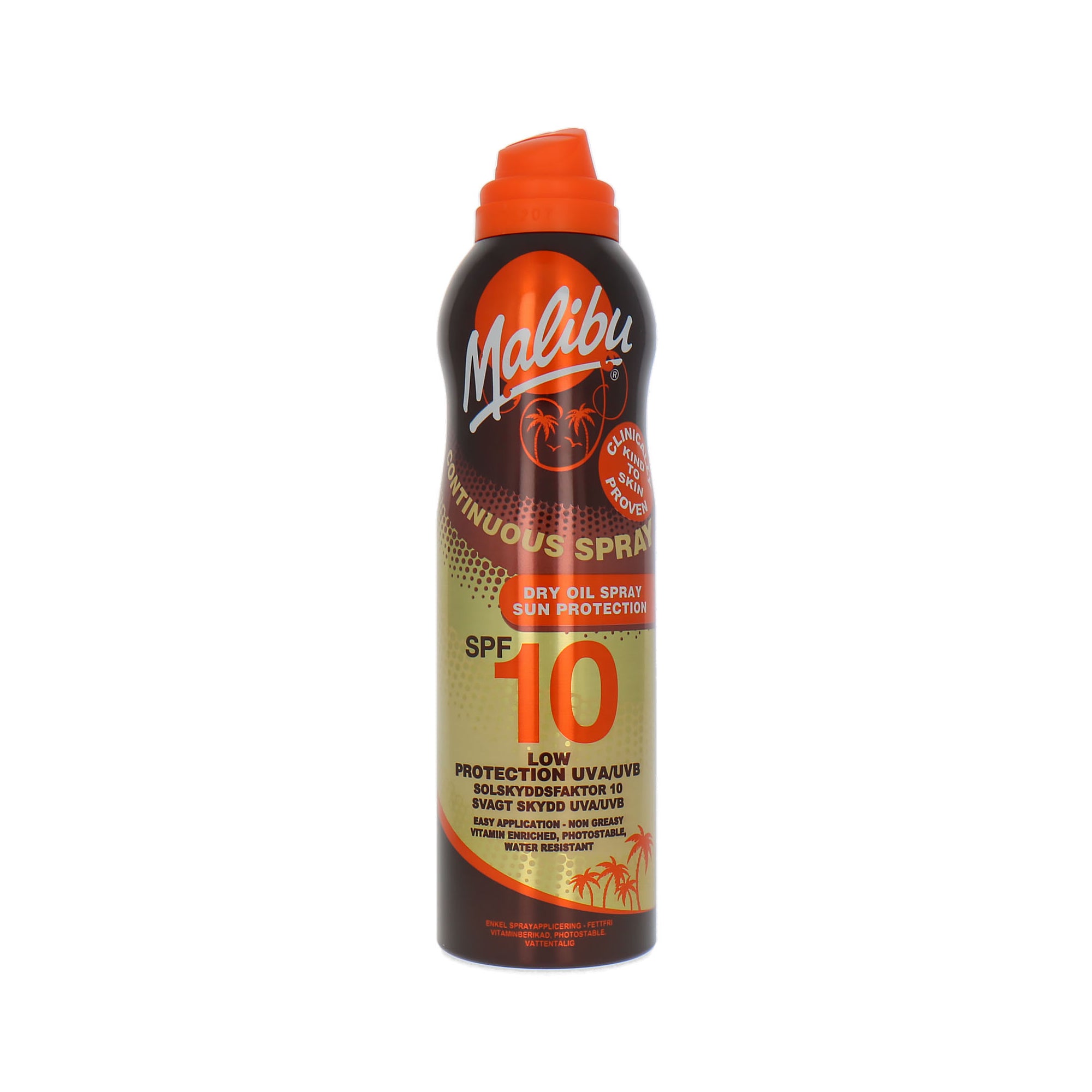 Malibu Continuous Dry Oil Spray (SPF 10) - 175 ml