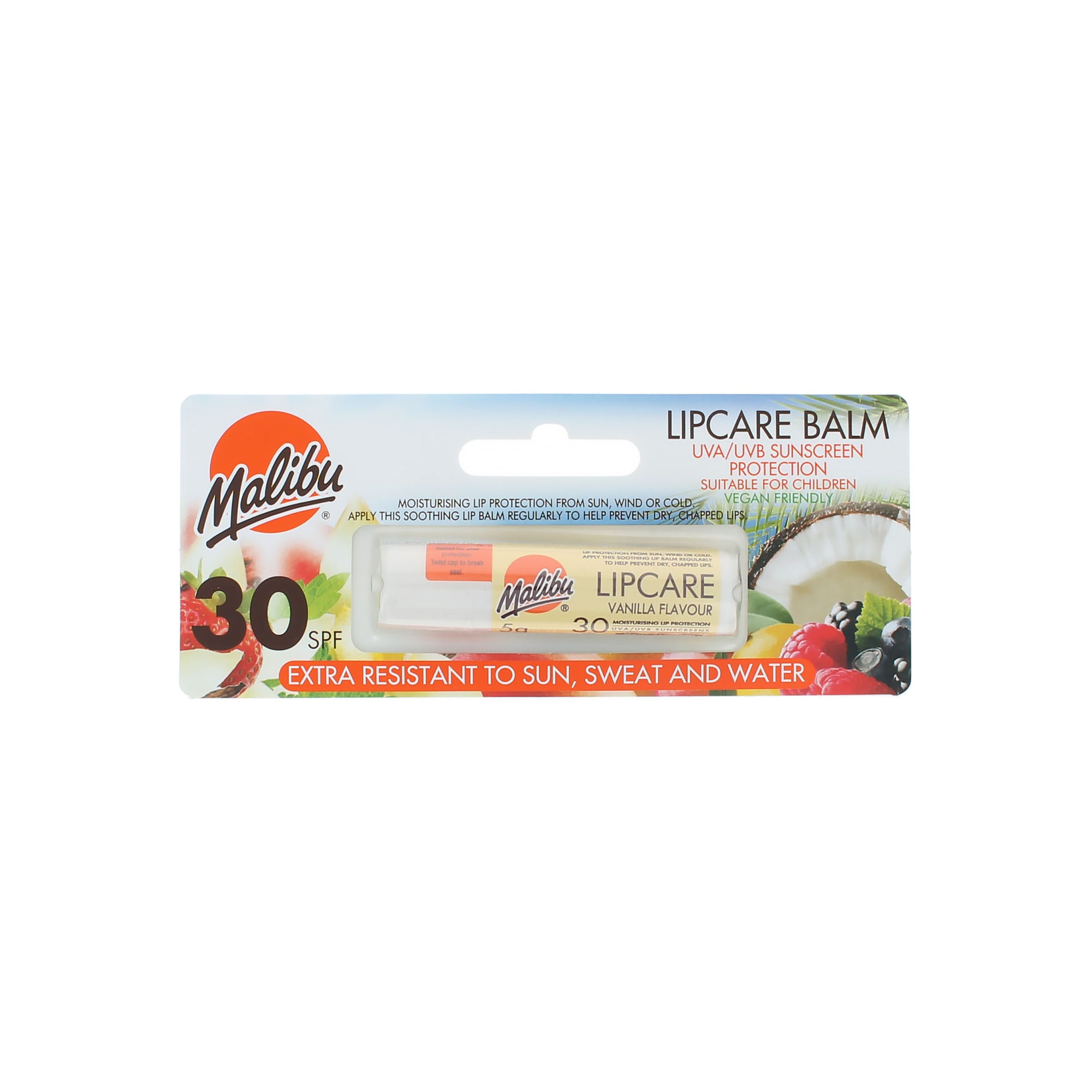 Malibu Lipcare SPF 30 Lippenbalsem - Vanilla
