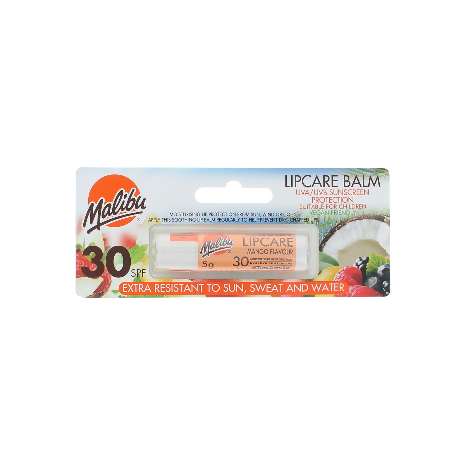 Malibu Lipcare SPF 30 Lippenbalsem - Mango