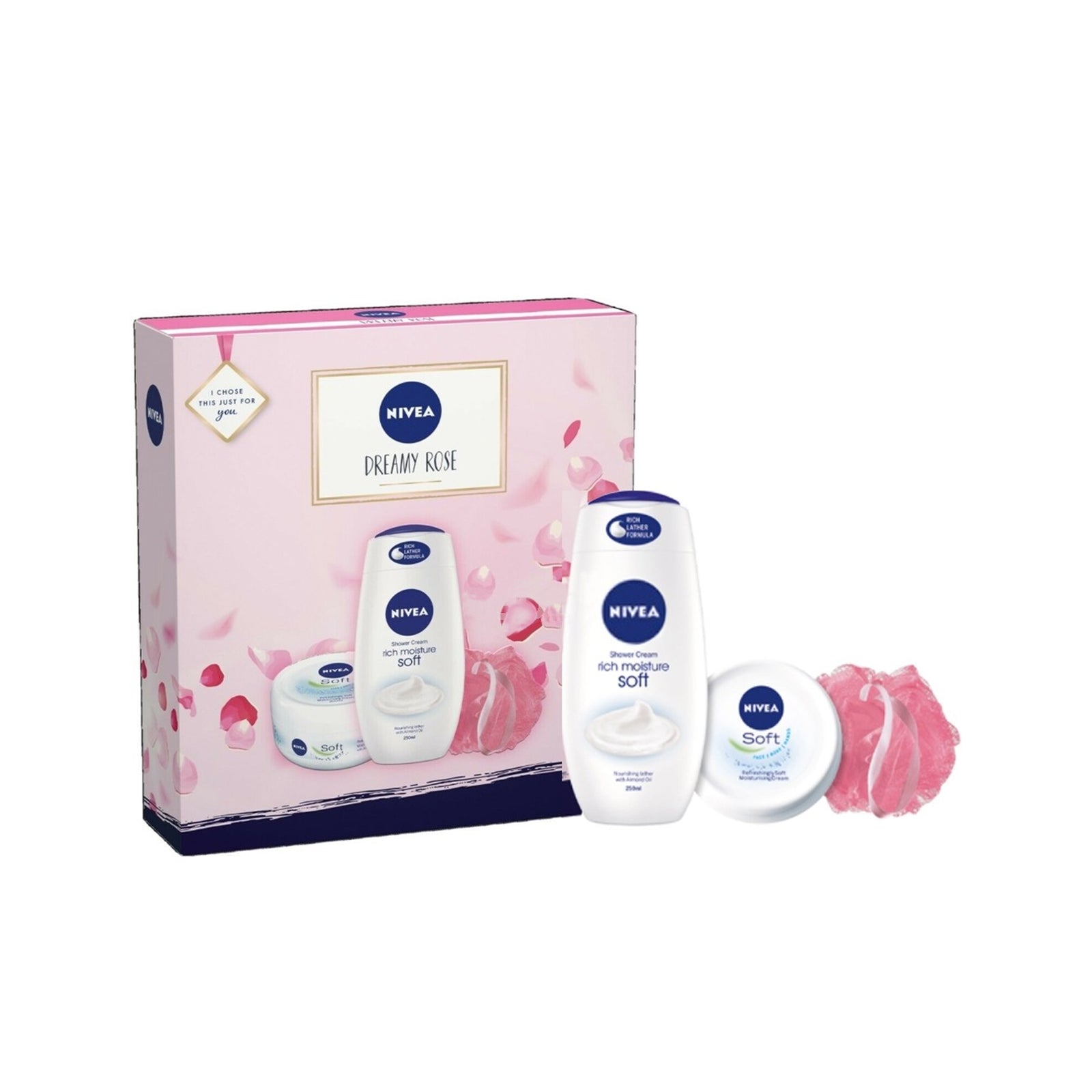 Nivea Dreamy Rose Cadeauset - 200 ml-250 ml