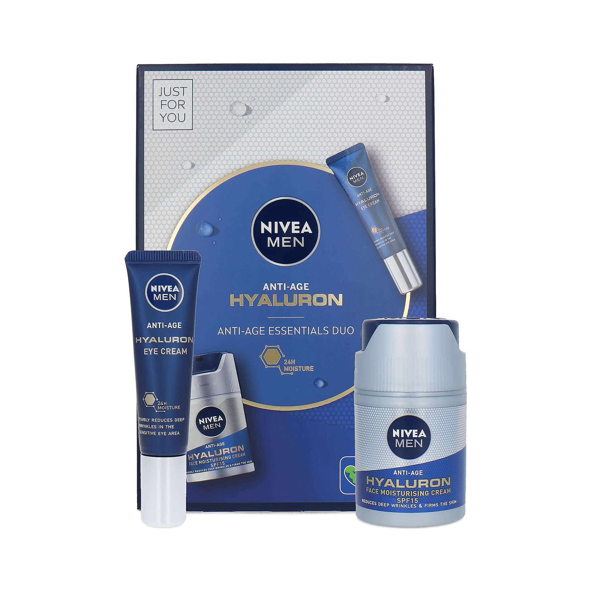 Nivea Men Anti-Age Hyalluron Essentials Duo Cadeauset